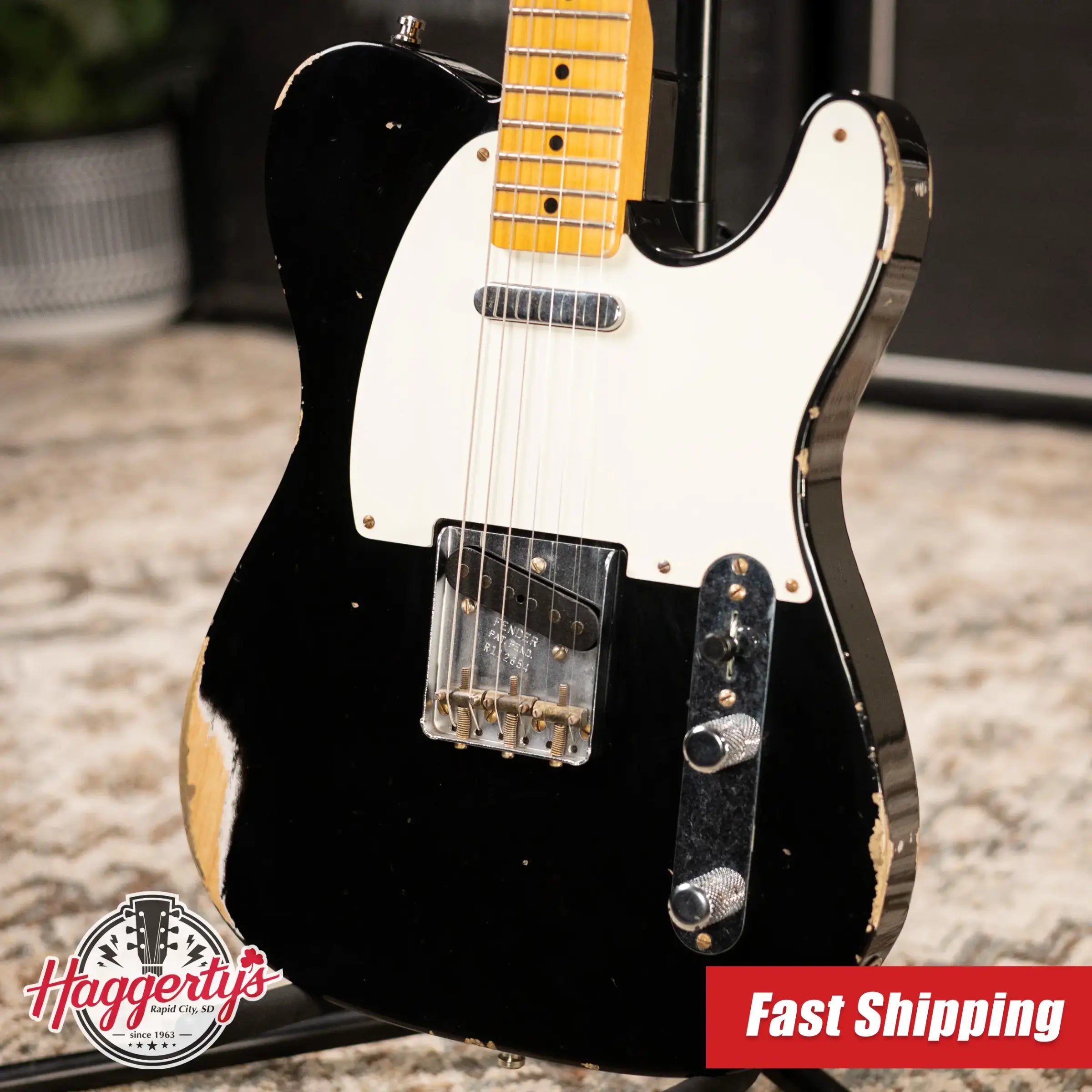 Fender Custom Shop 2021 Winter Event LTD '51 Telecaster Relic, Aged Black with Hardshell Case - Used