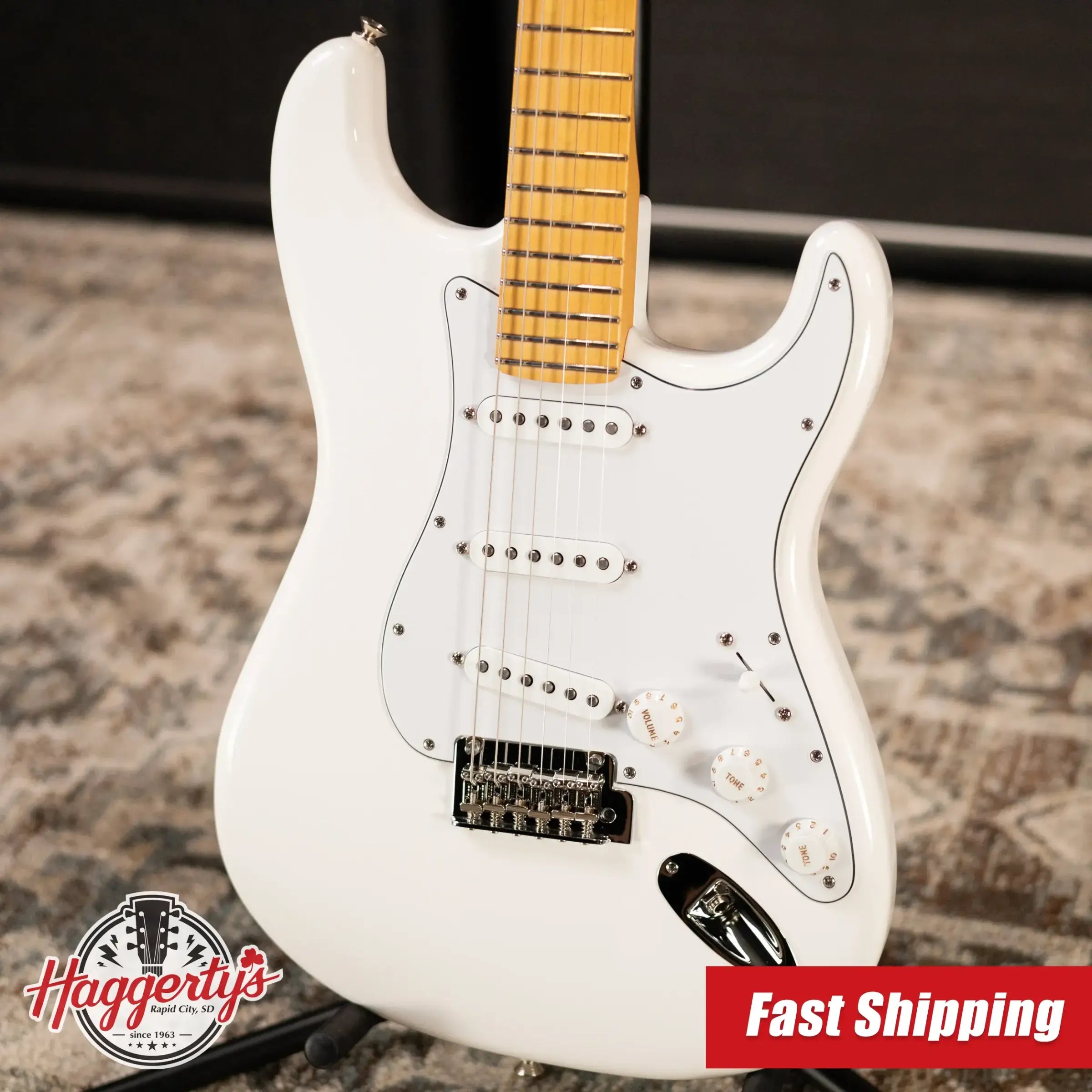 Fender Dealer Exclusive Player II Stratocaster Electric Guitar - Polar White with Matching Headstock