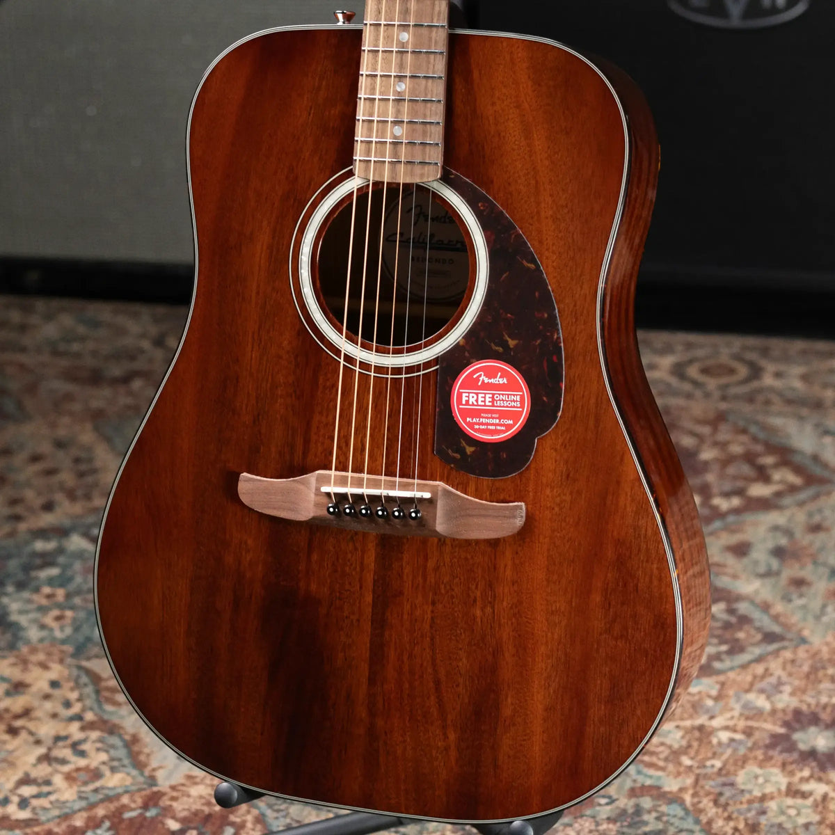 Fender Deluxe Redondo Mahogany Acoustic Guitar - Natural