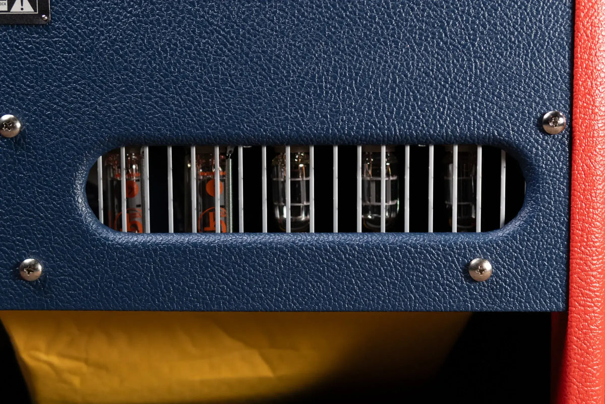 Fender FSR Blues Junior IV Guitar Amplifier - Color Trio - Red, White and Blue Vinyl