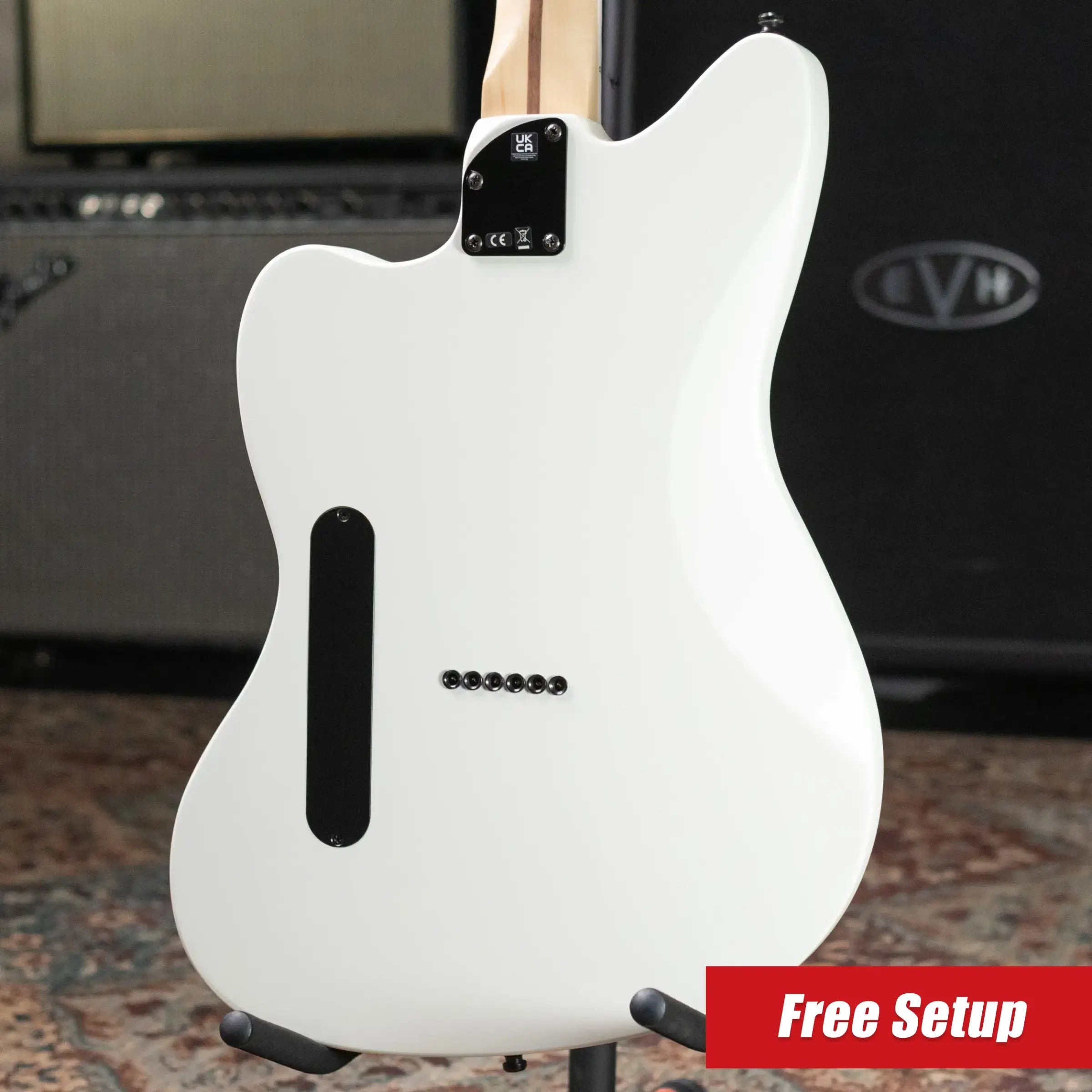 Fender Jazzmaster Jim Root Electric Guitar - Arctic White with Hardcase