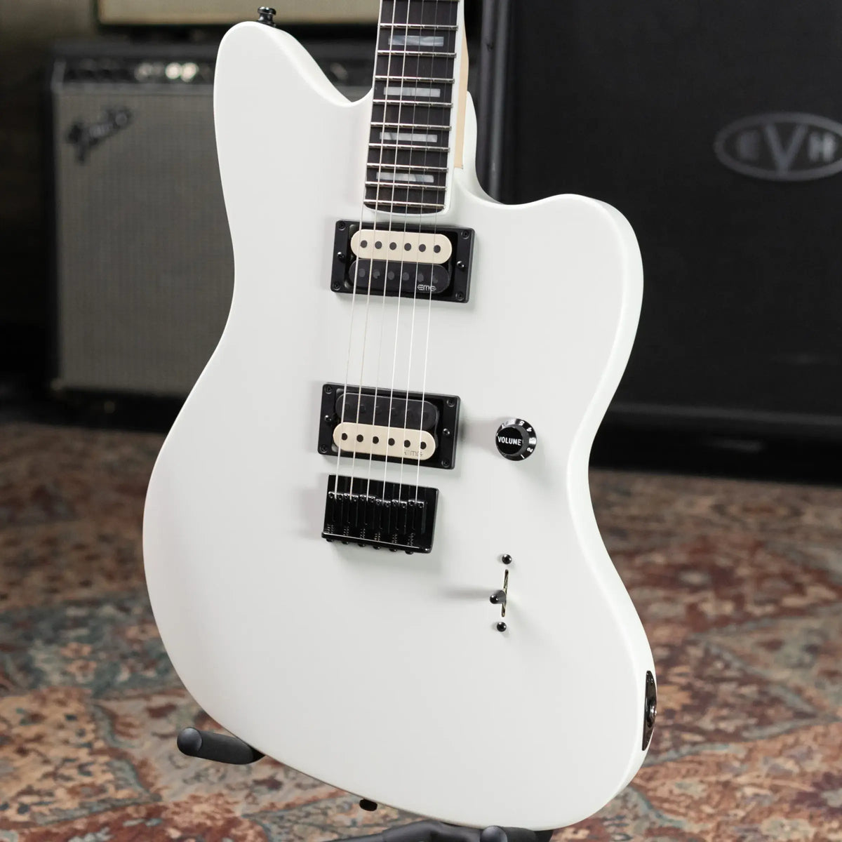 Fender Jazzmaster Jim Root Electric Guitar - Arctic White with Hardcase