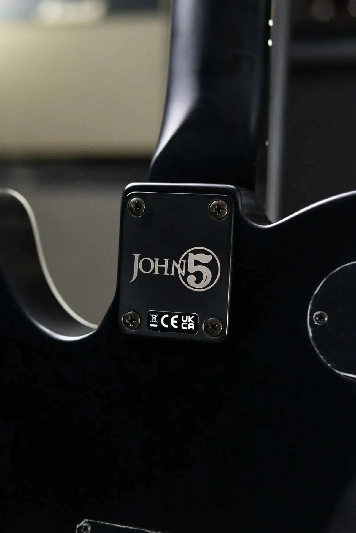 Fender John 5 Phantom Telecaster Electric Guitar - Black