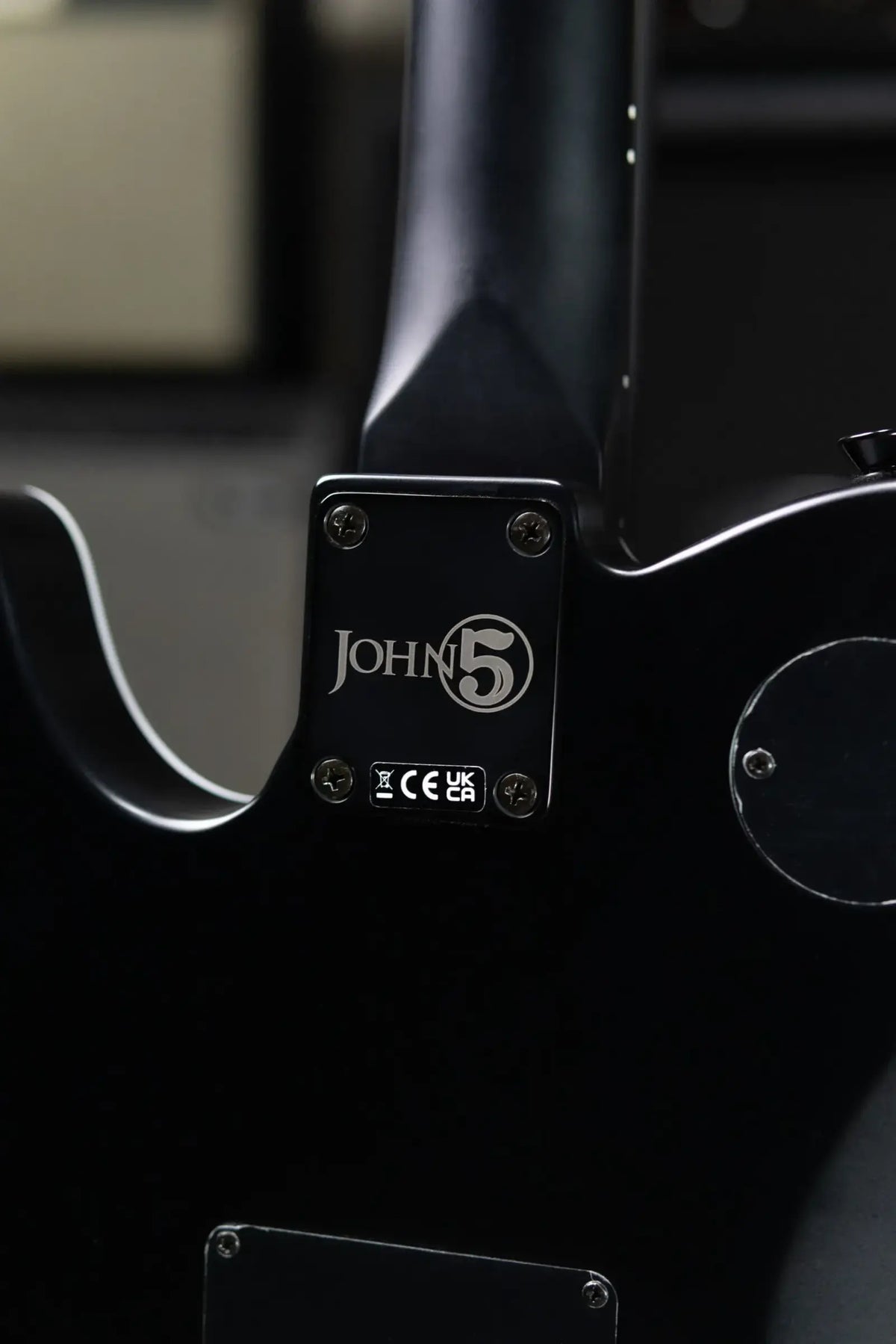 Fender John 5 Phantom Telecaster Electric Guitar - Black
