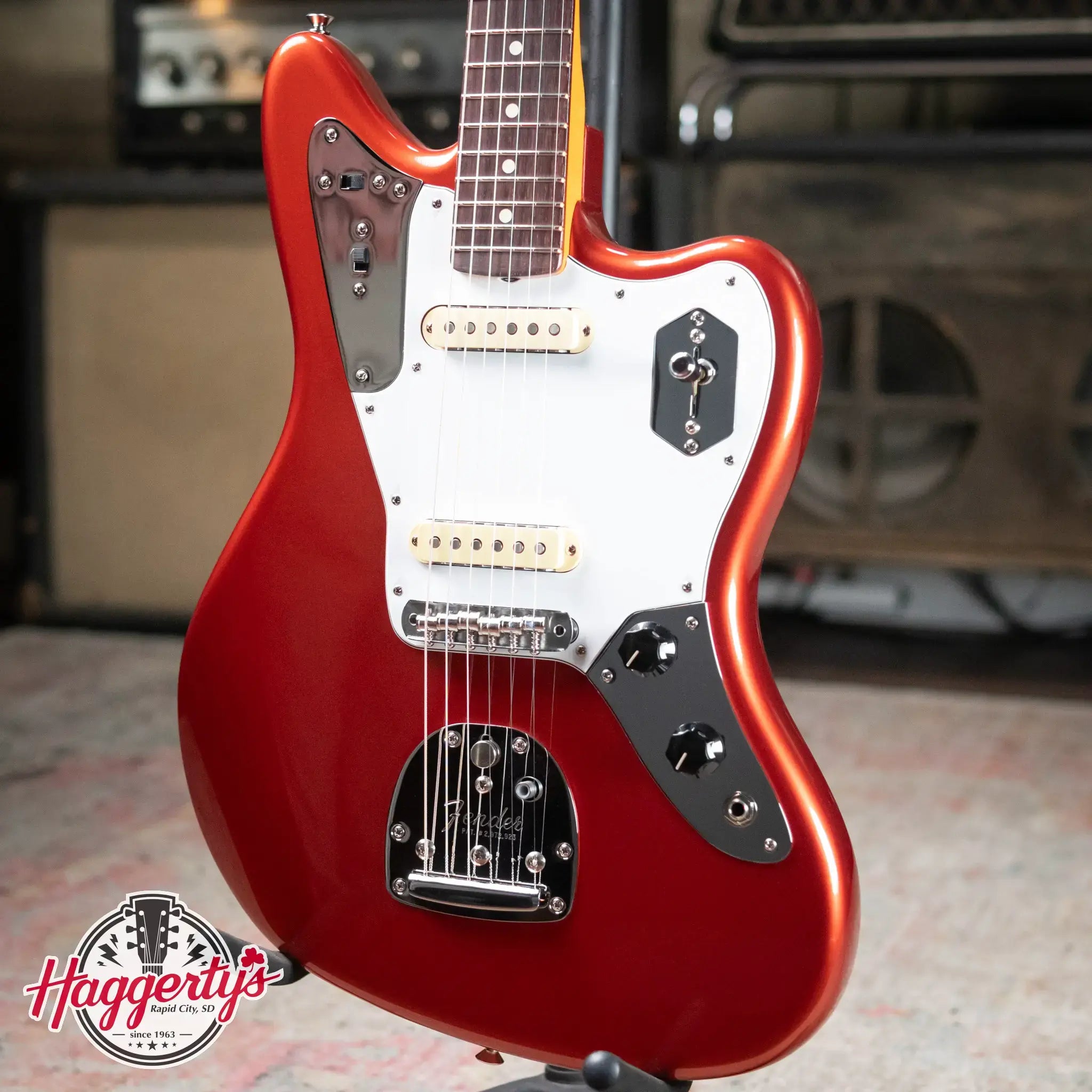 Fender Johnny Marr Jaguar, Rosewood Fingerboard - Metallic KO with Hardshell Case - Demo
