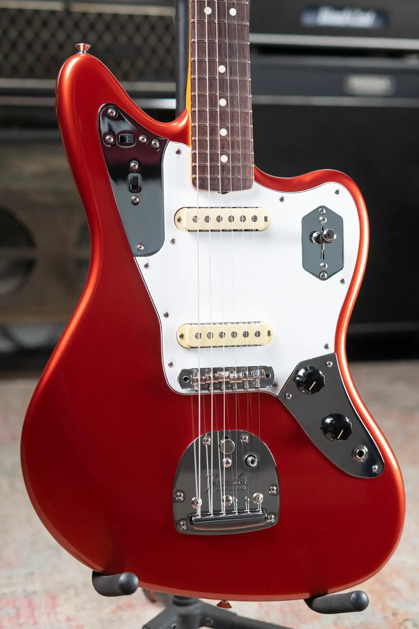 Fender Johnny Marr Jaguar, Rosewood Fingerboard - Metallic KO with Hardshell Case - Demo