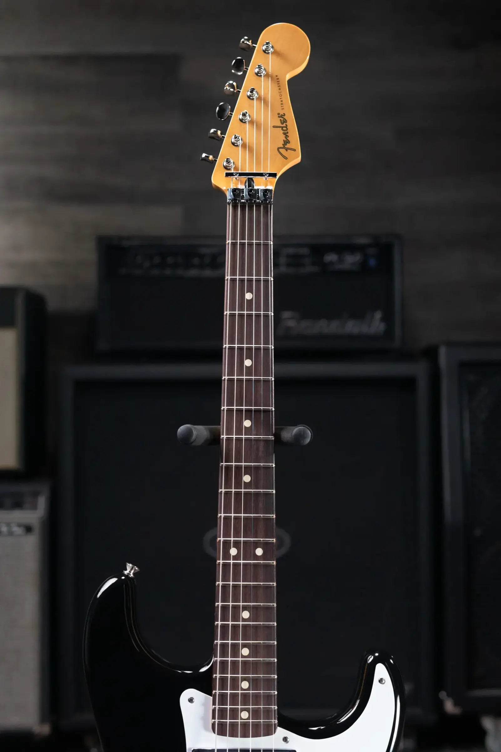 Fender Limited Edition 50th Anniversary Dave Murray Stratocaster Electric Guitar - Black with Gig Bag