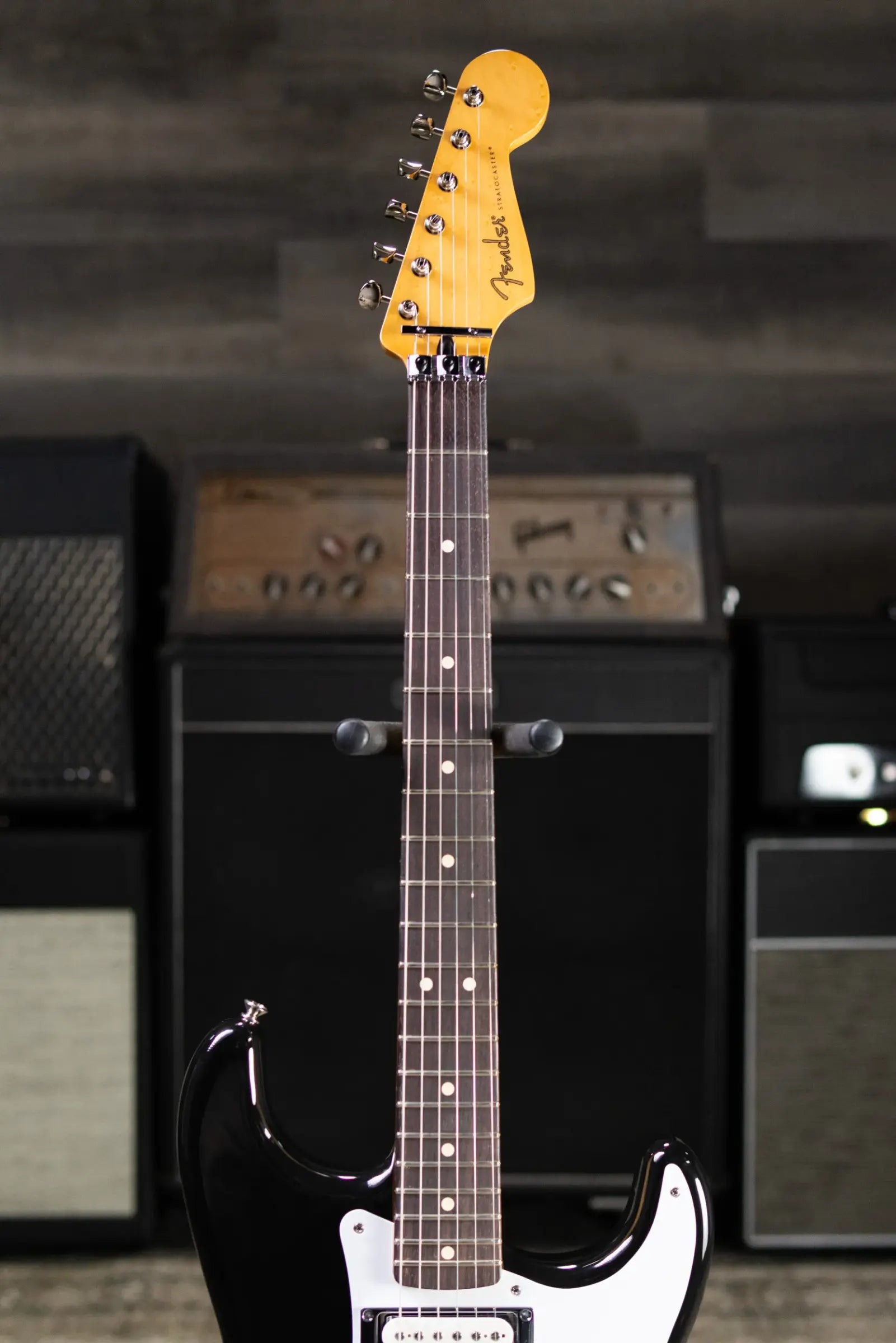 Fender Limited Edition 50th Anniversary Dave Murray Stratocaster Electric Guitar - Black with Gig Bag
