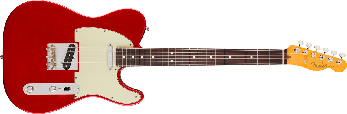 Fender Limited Edition American Professional Classic Telecaster Electric Guitar Featuring the Fender Silent System - Candy Apple Red with Gig Bag