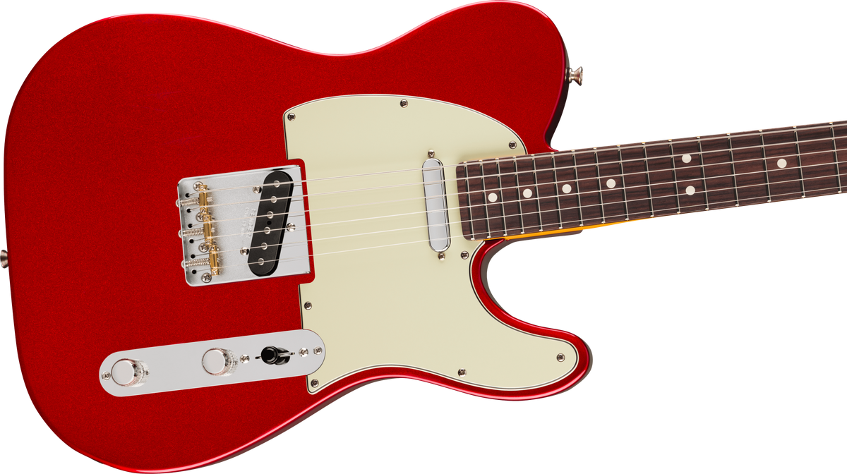 Fender Limited Edition American Professional Classic Telecaster Electric Guitar Featuring the Fender Silent System - Candy Apple Red with Gig Bag