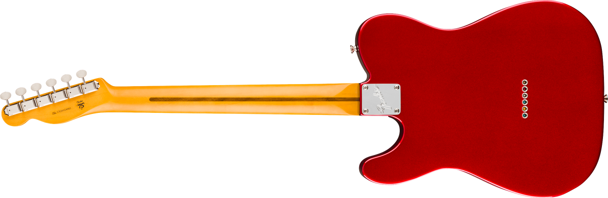 Fender Limited Edition American Professional Classic Telecaster Electric Guitar Featuring the Fender Silent System - Candy Apple Red with Gig Bag