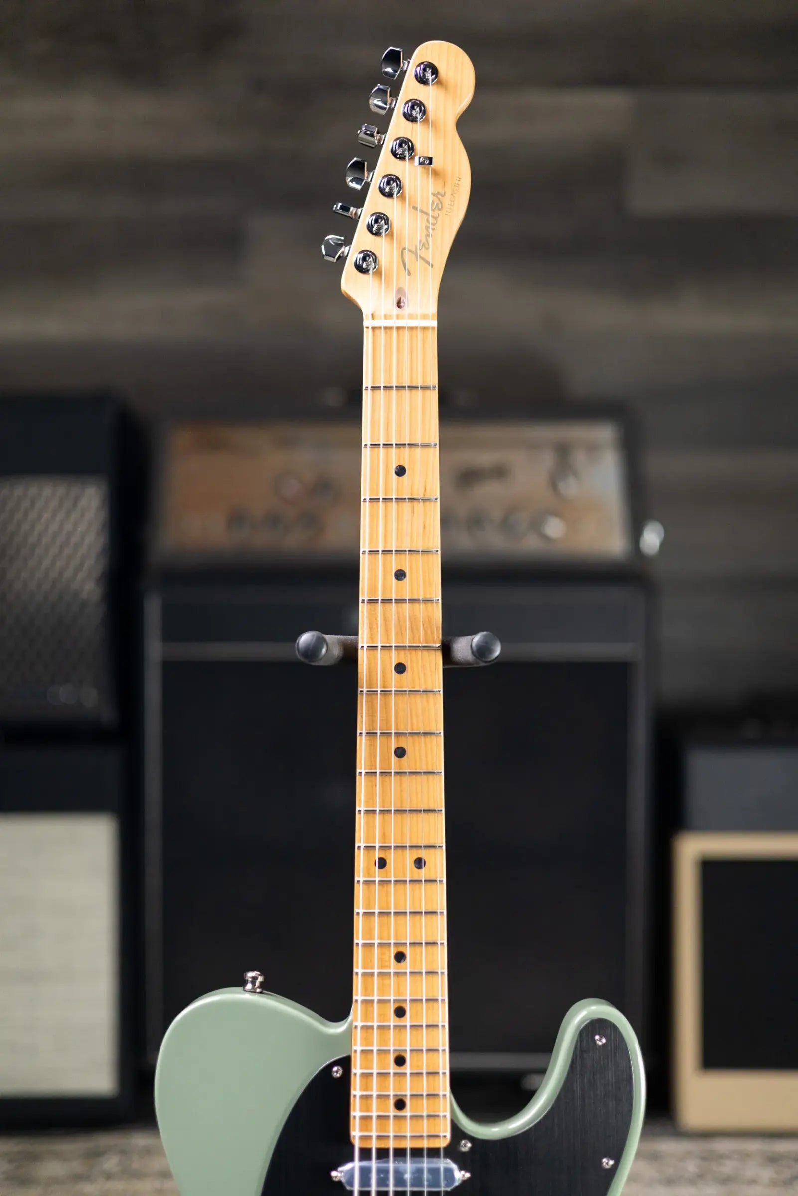 Fender Limited Edition American Ultra II Telecaster Electric Guitar - Antique Olive with Hardshell Case