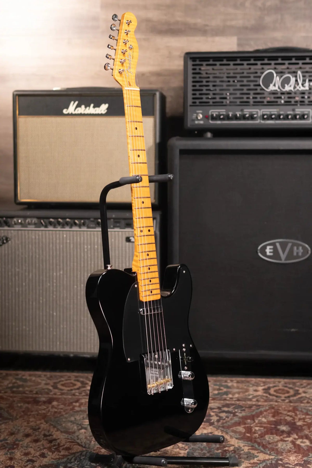 Fender Limited Edition American Vintage II 1951 Telecaster Electric Guitar - Black with Hardshell Case