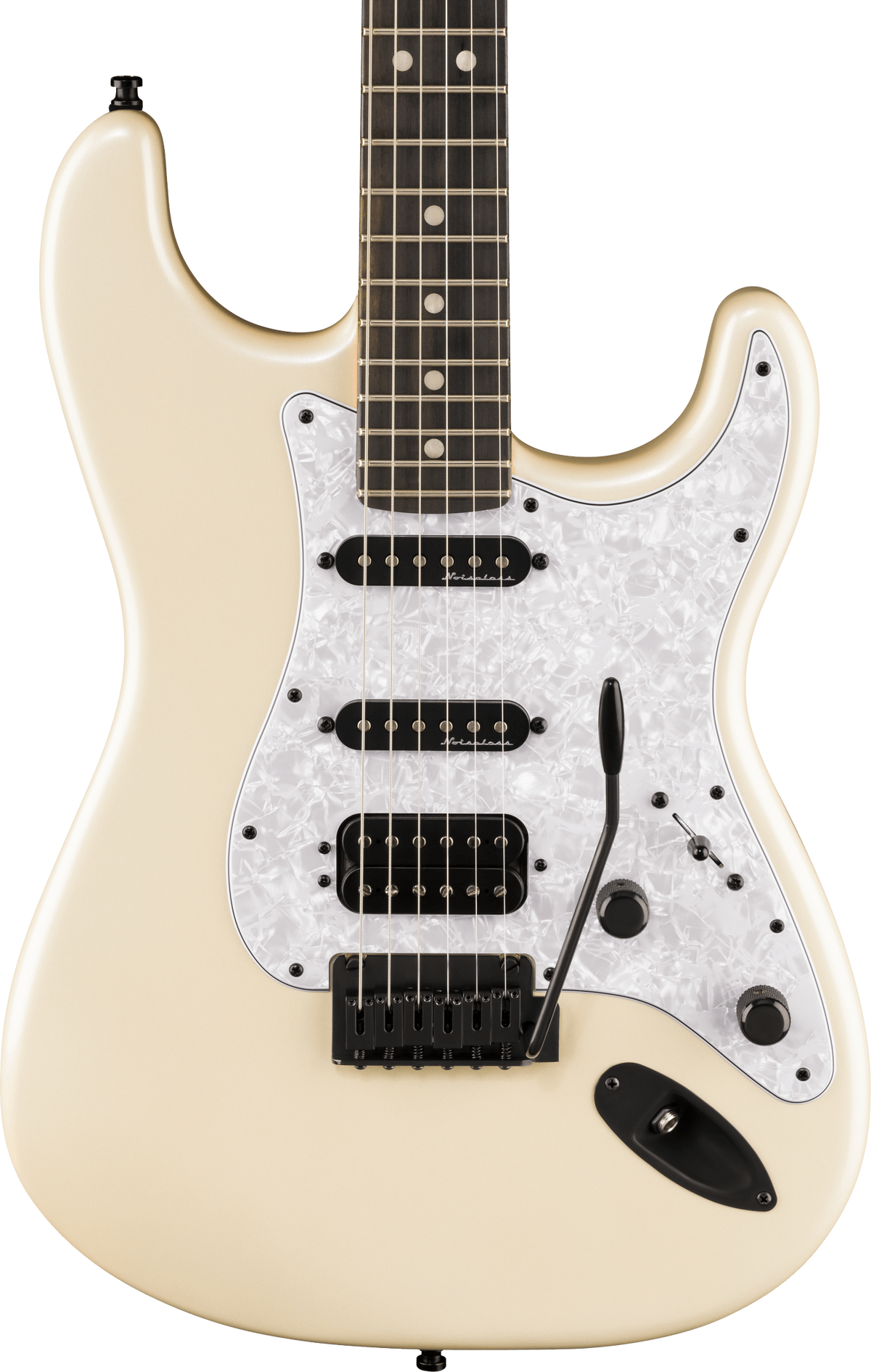 Fender Limited Edition Player Fusion HSS Stratocaster Electric Guitar - Olympic Pearl with Gig Bag
