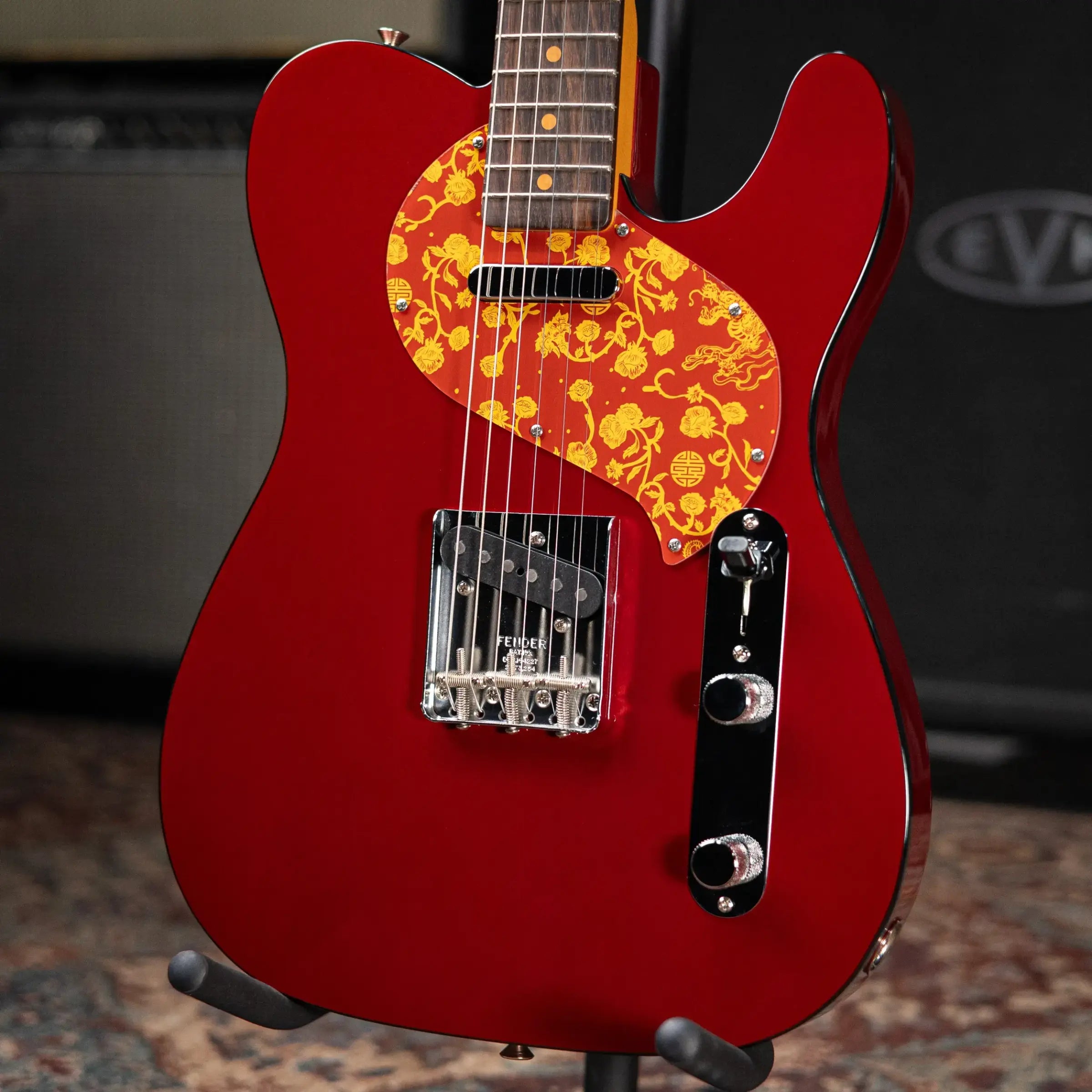 Fender Limited Edition Raphael Saadiq Telecaster - Dark Metallic Red with Hardshell Case - Used