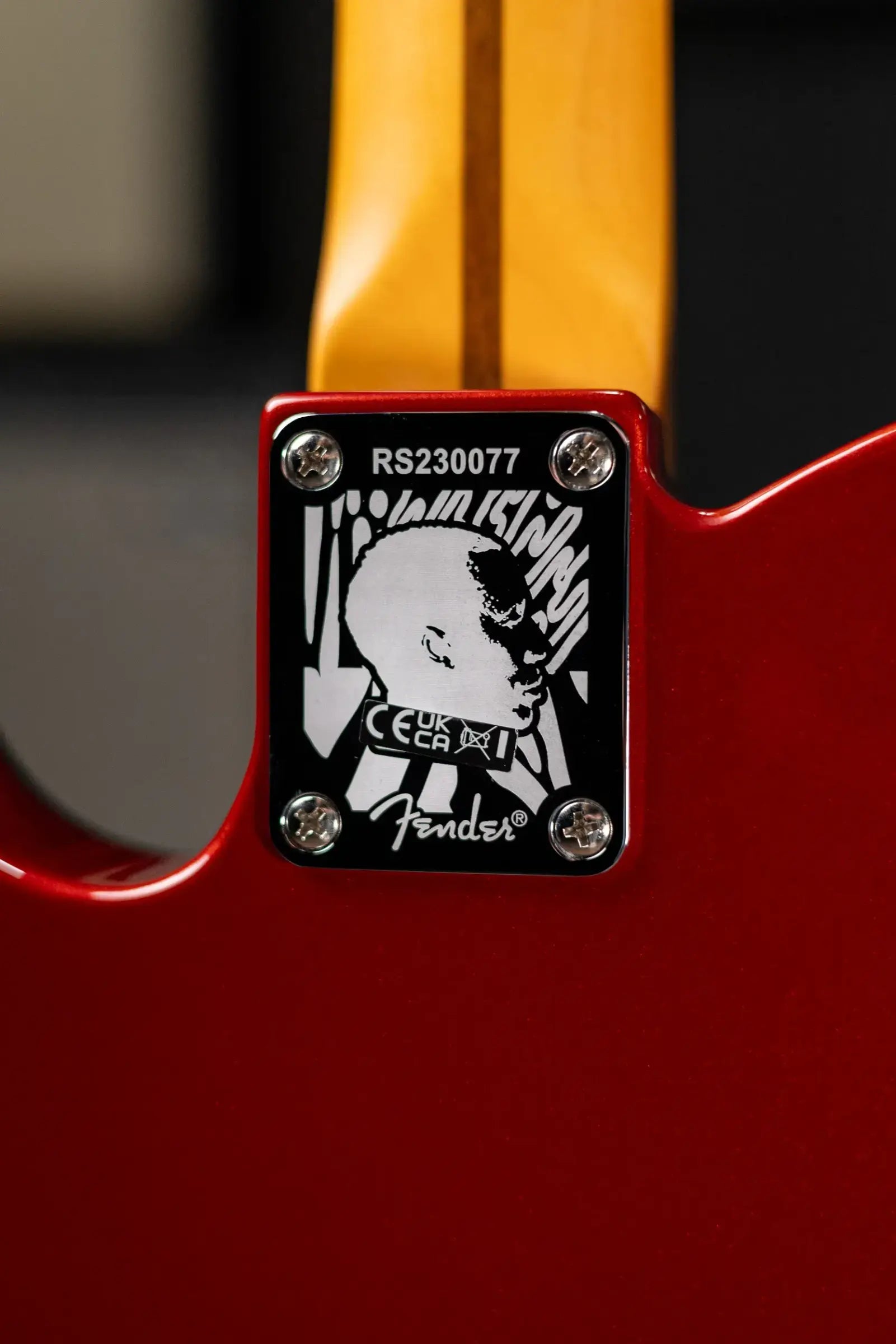 Fender Limited Edition Raphael Saadiq Telecaster - Dark Metallic Red with Hardshell Case - Used
