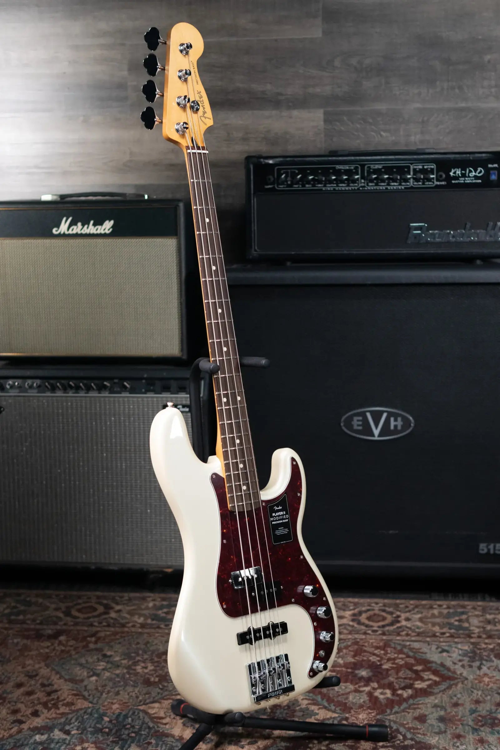 Fender Player II Modified Active Precision Bass - Olympic Pearl with Gig Bag