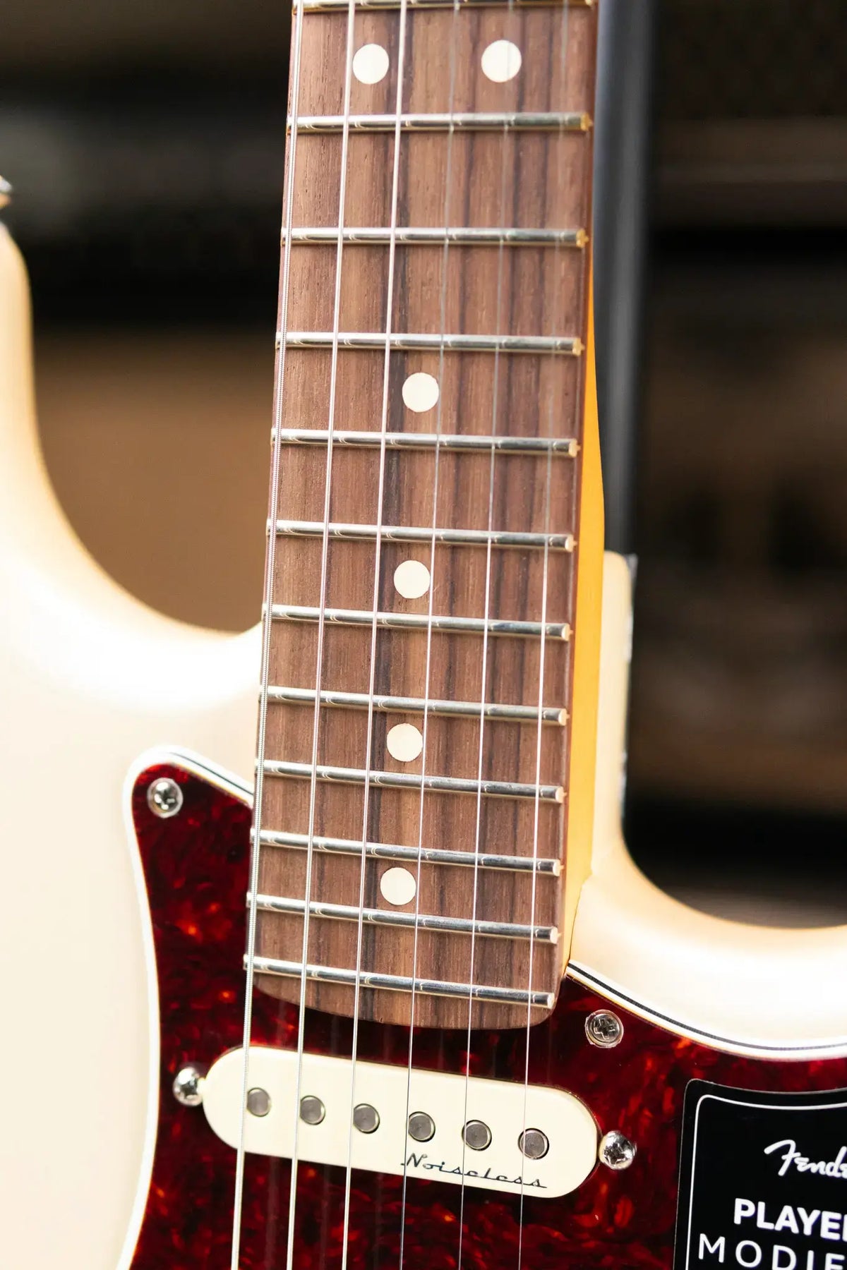 Fender Player II Modified Stratocaster HSS Floyd Rose Electric Guitar - Olympic Pearl with Gig Bag - Demo