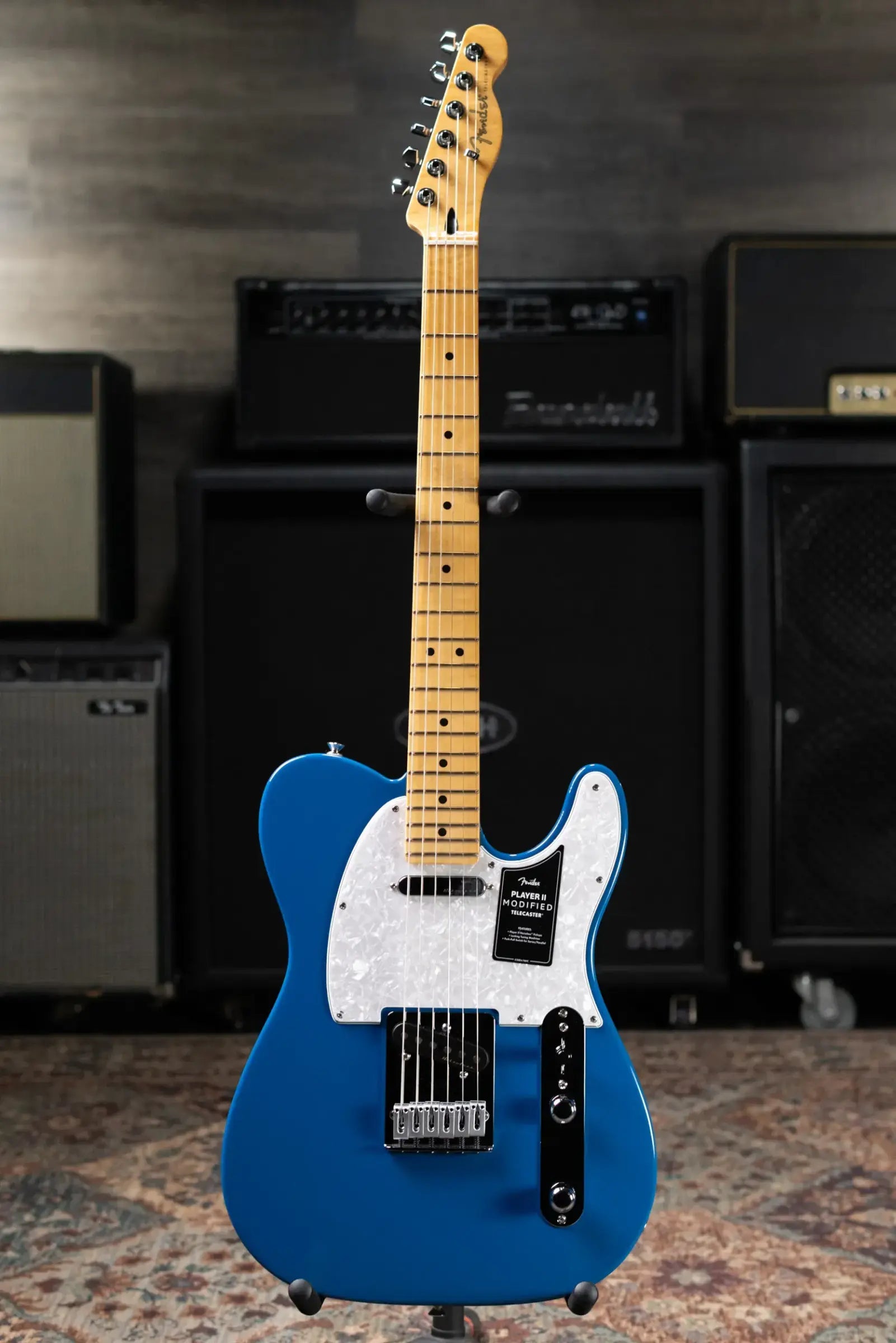 Fender Player II Modified Telecaster Electric Guitar - Electric Blue with Gig Bag