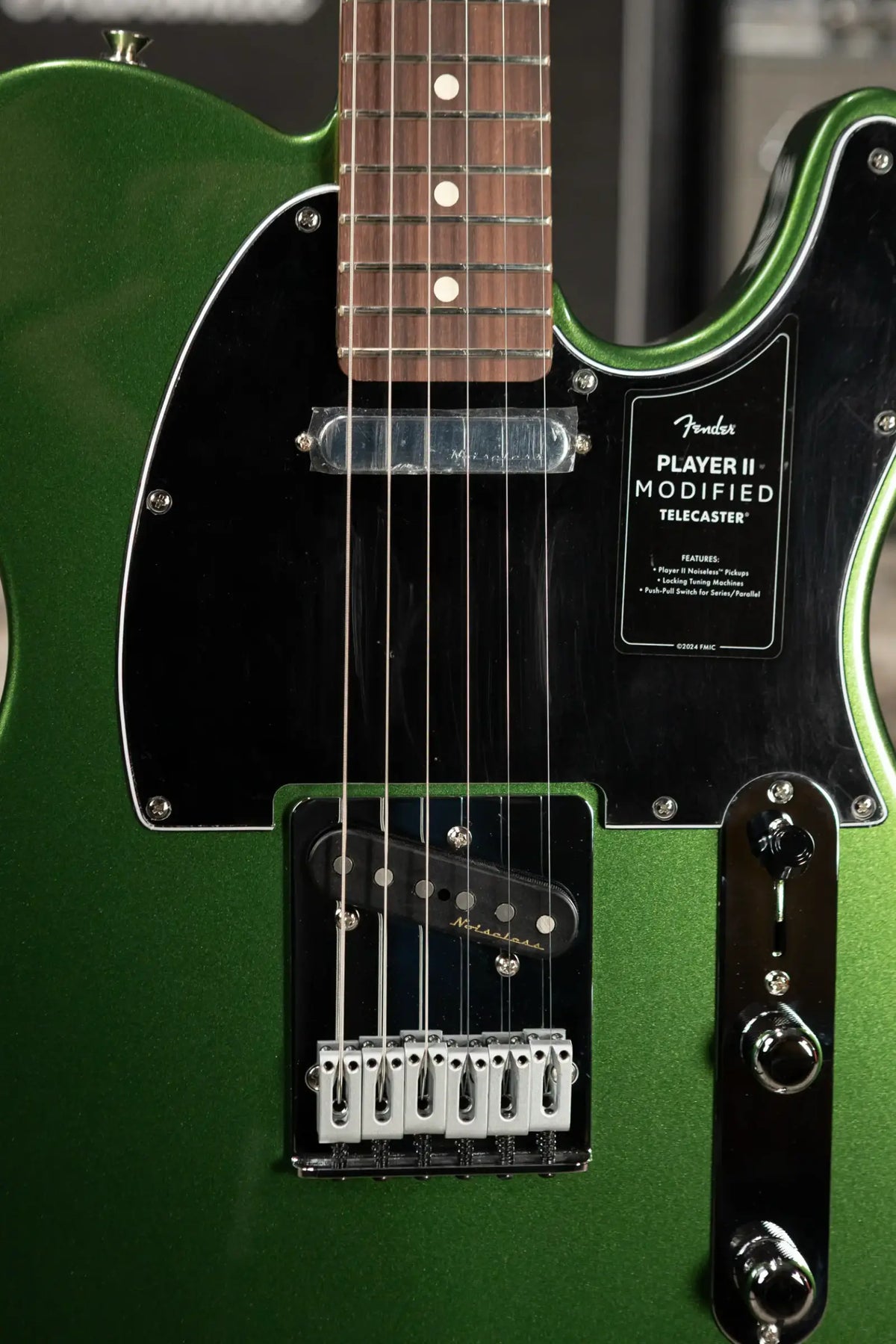 Fender Player II Modified Telecaster Electric Guitar - Harvest Green Metallic with Gig Bag - Demo
