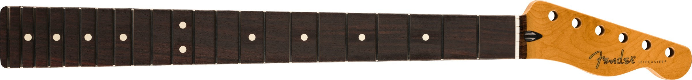 Fender Satin Roasted Maple Fat Telecaster Neck 22 Medium Jumbo Frets 9.5" U Shape