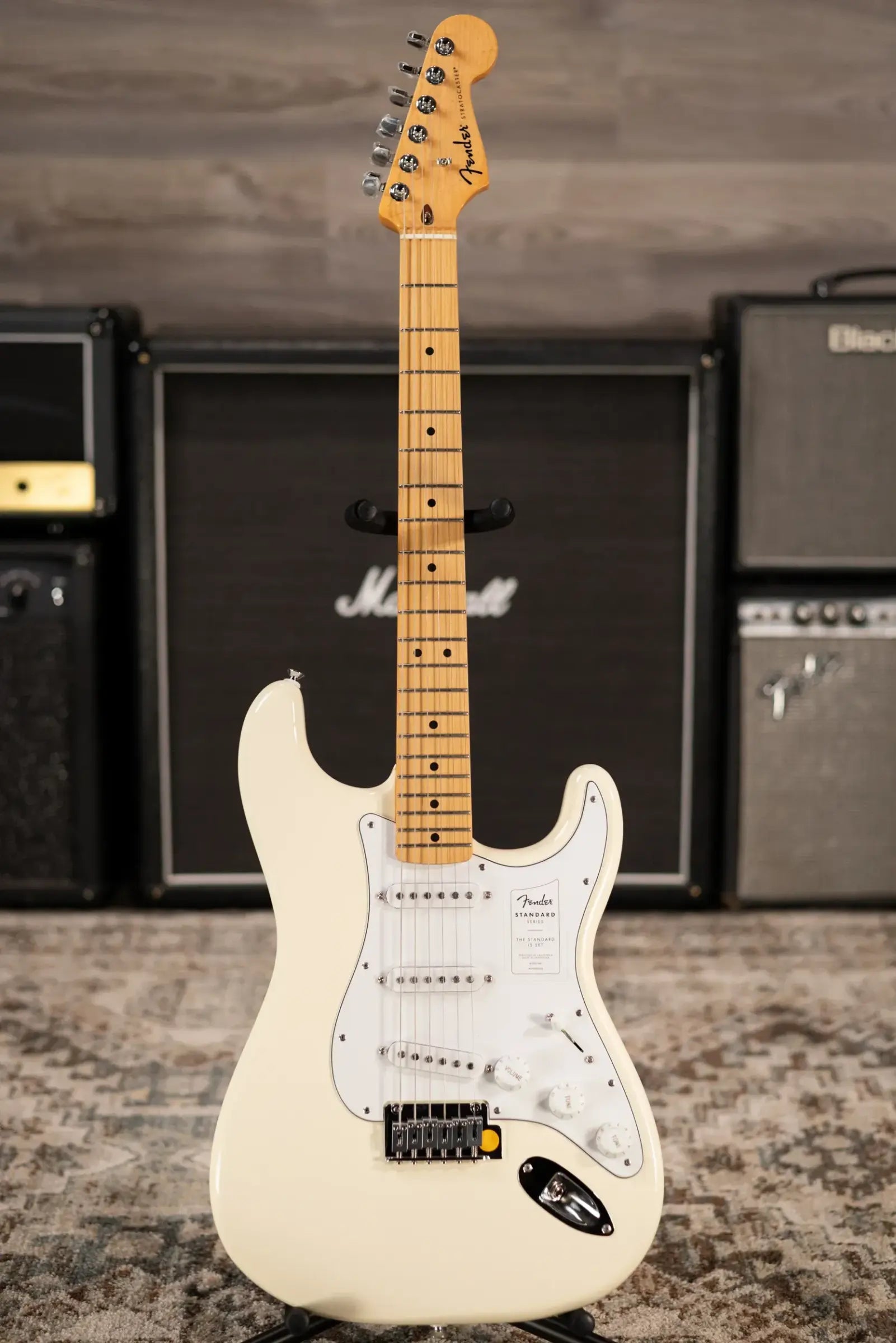 Fender Standard Stratocaster Electric Guitar - Olympic White