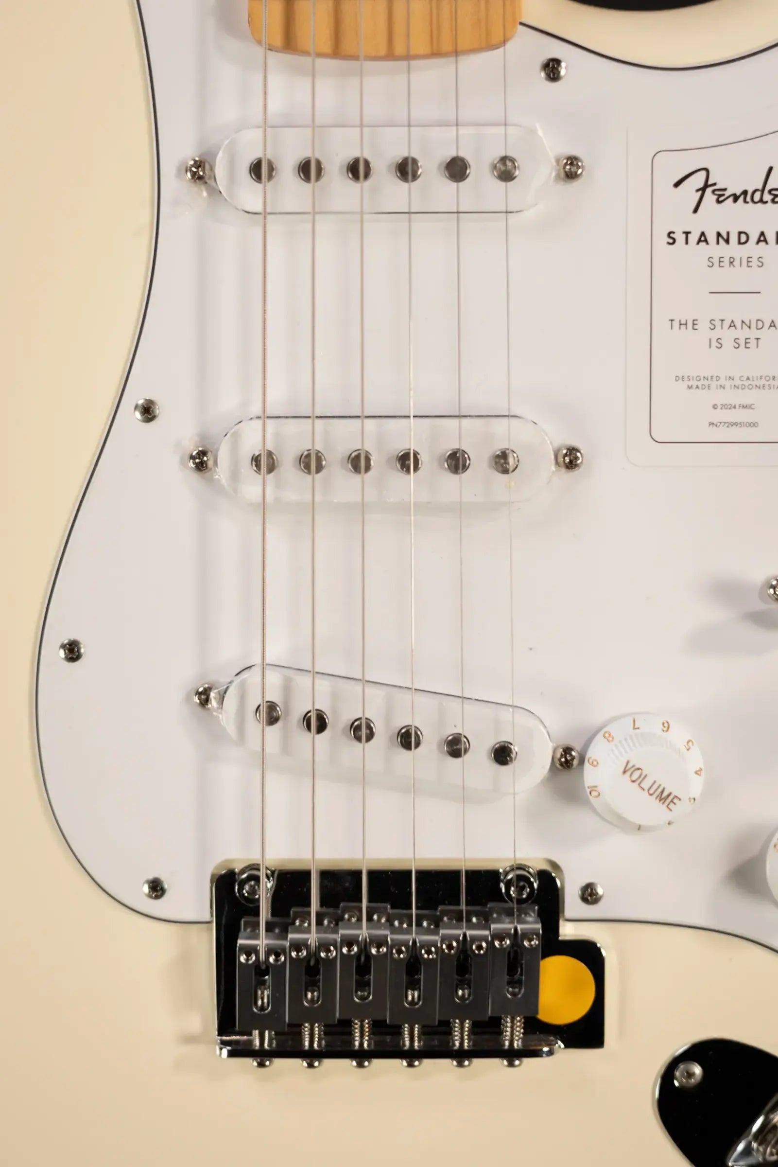 Fender Standard Stratocaster Electric Guitar - Olympic White