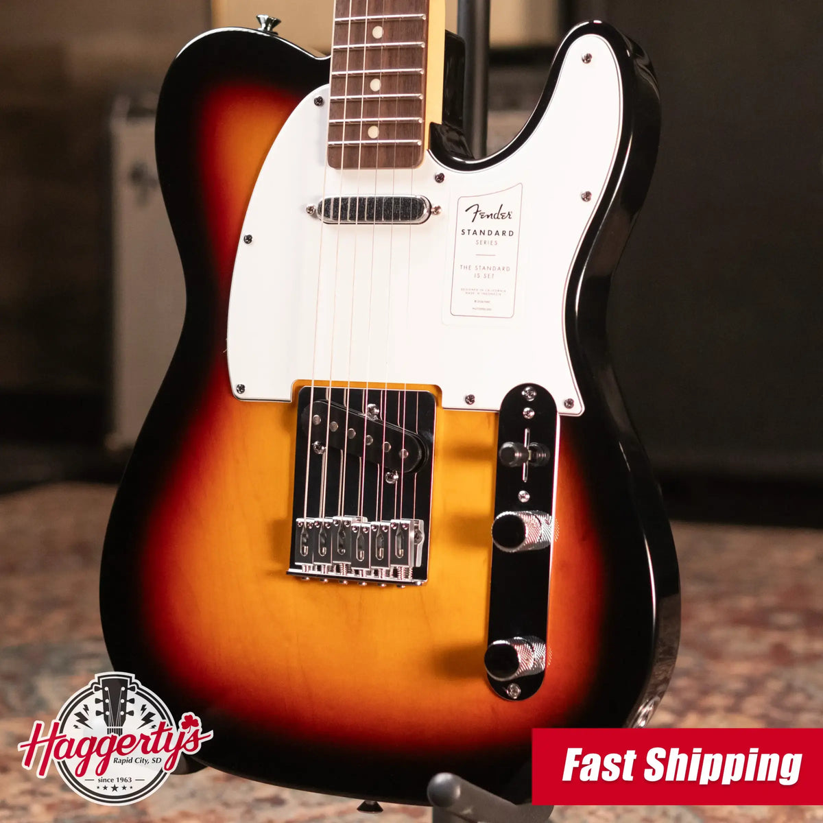Fender Standard Telecaster Electric Guitar - 3-Color Sunburst - Demo
