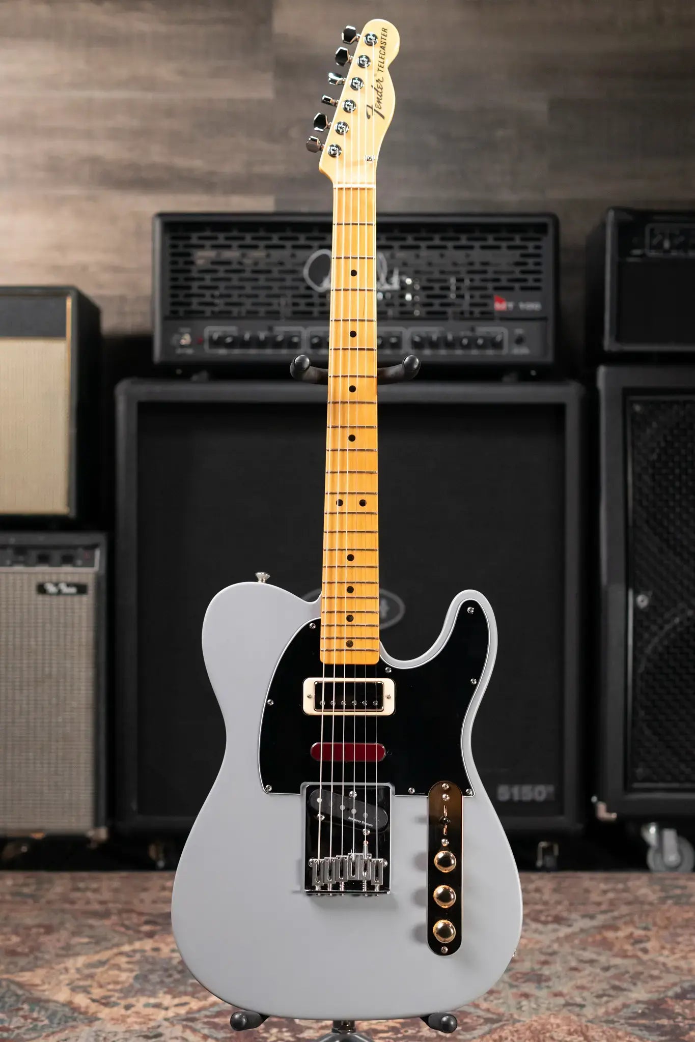 Fender USA Brent Mason Signature Telecaster Electric Guitar With Gator Hardshell Case - Primer Grey - Used