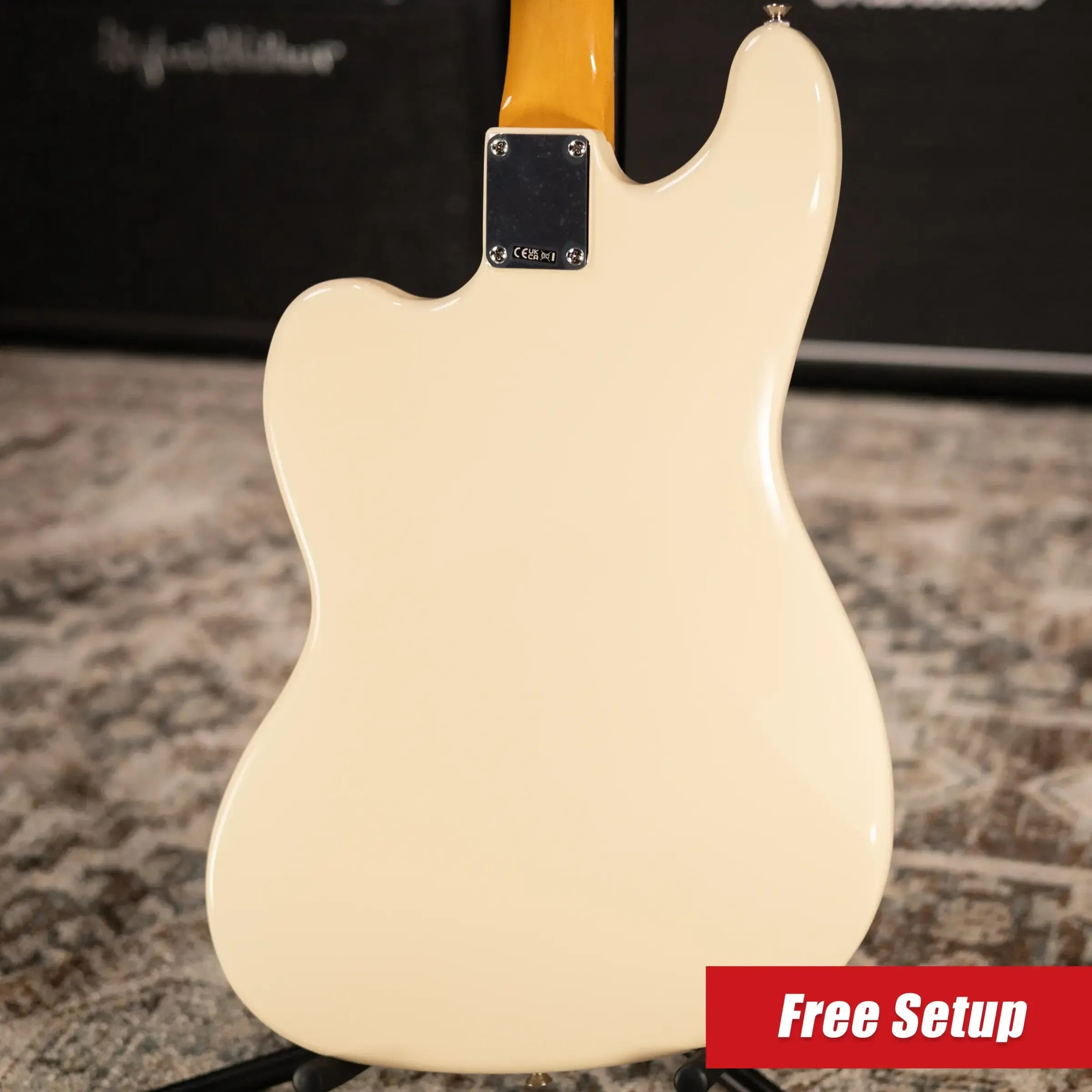 Fender Vintera III Early '60s Bass VI - Olympic White with Gig Bag