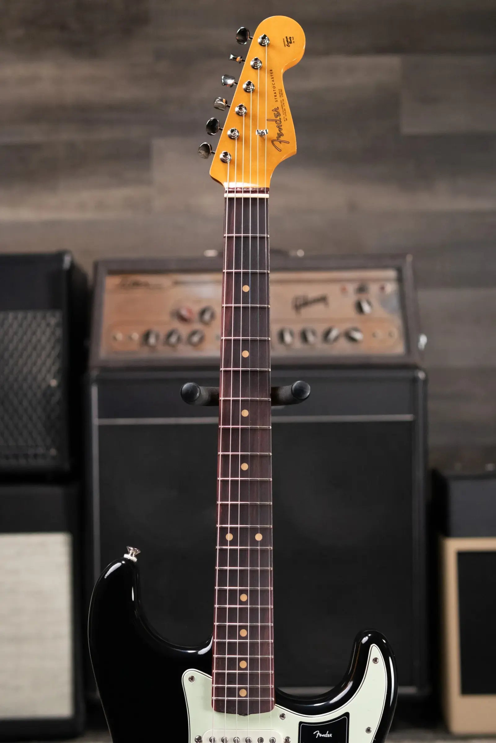 Fender Vintera III Early '60s Stratocaster Electric Guitar - Black with Gig Bag