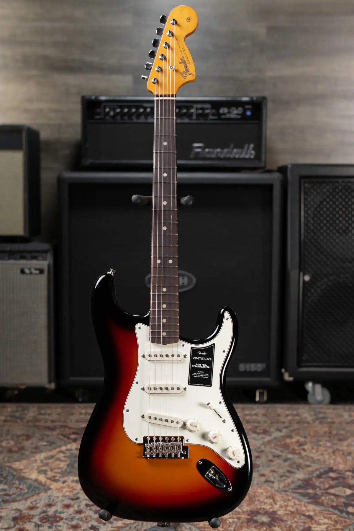 Fender Vintera III Late '60s Stratocaster Electric Guitar - 3-Color Sunburst with Gig Bag