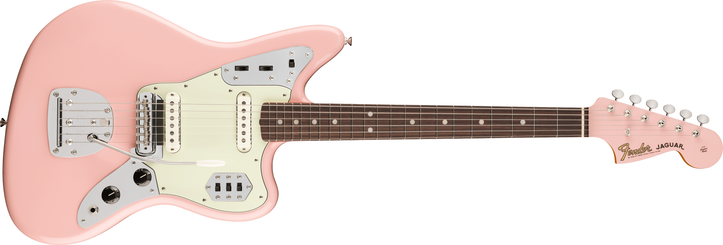 Fender Vintera III Mid '60s Jaguar Electric Guitar - Shell Pink with Gig Bag