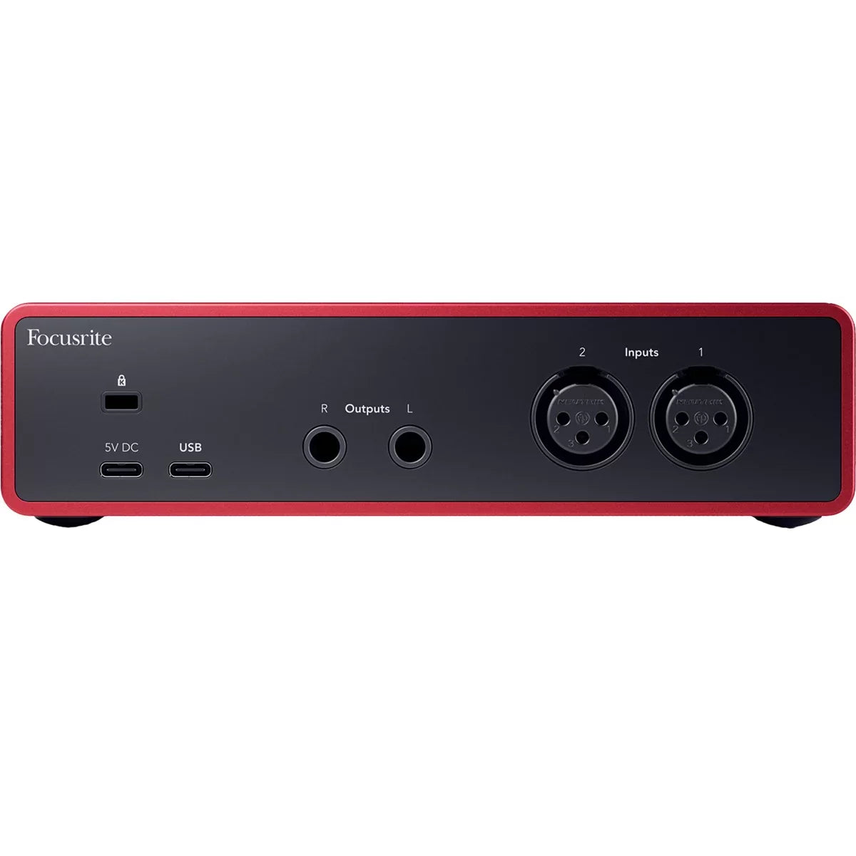 Focusrite Scarlett 2i2 4th Gen USB Audio Interface back