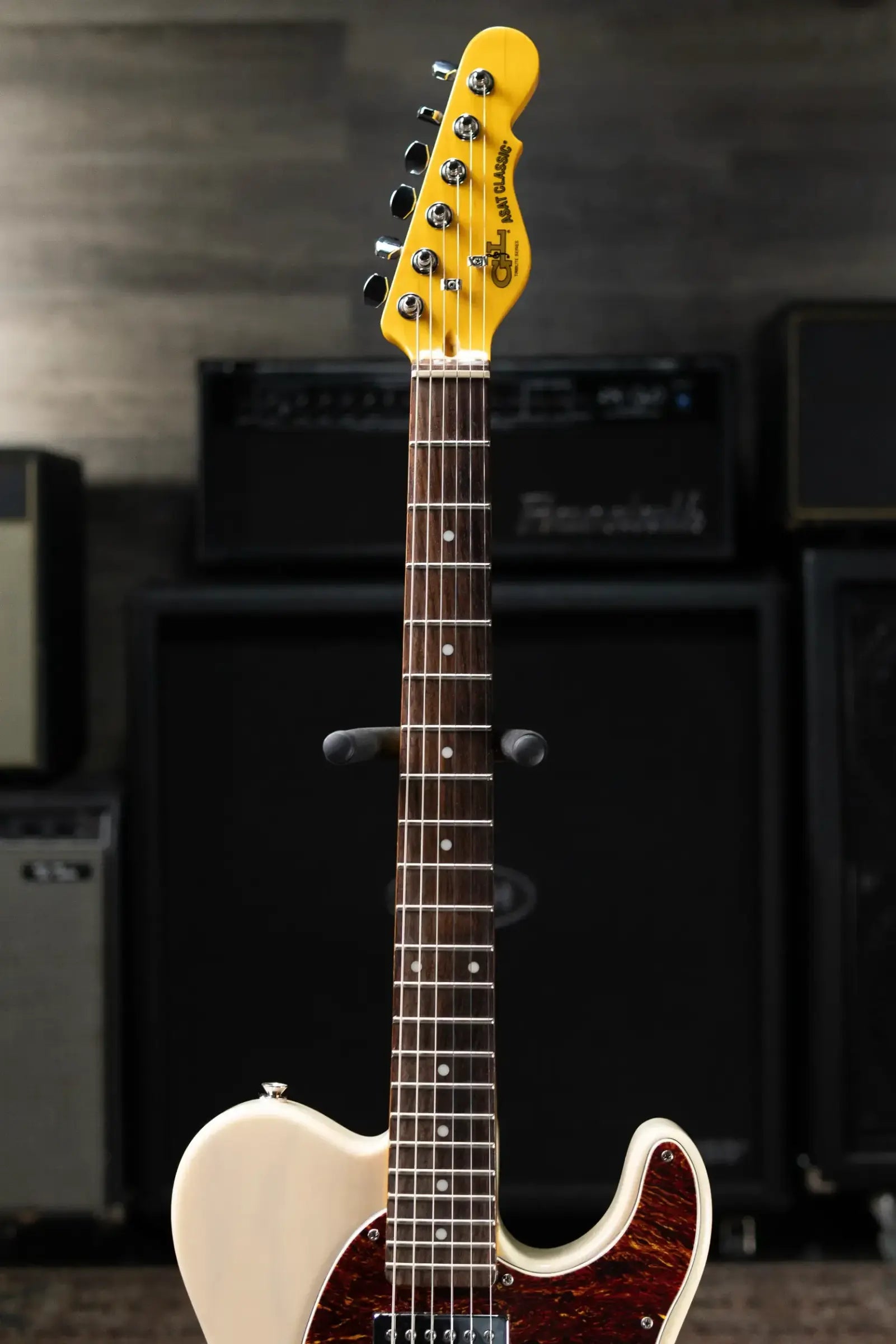 G&L Tribute ASAT Classic Bluesboy Semi-Hollow Electric Guitar - White Blonde with Gig Bag - Used