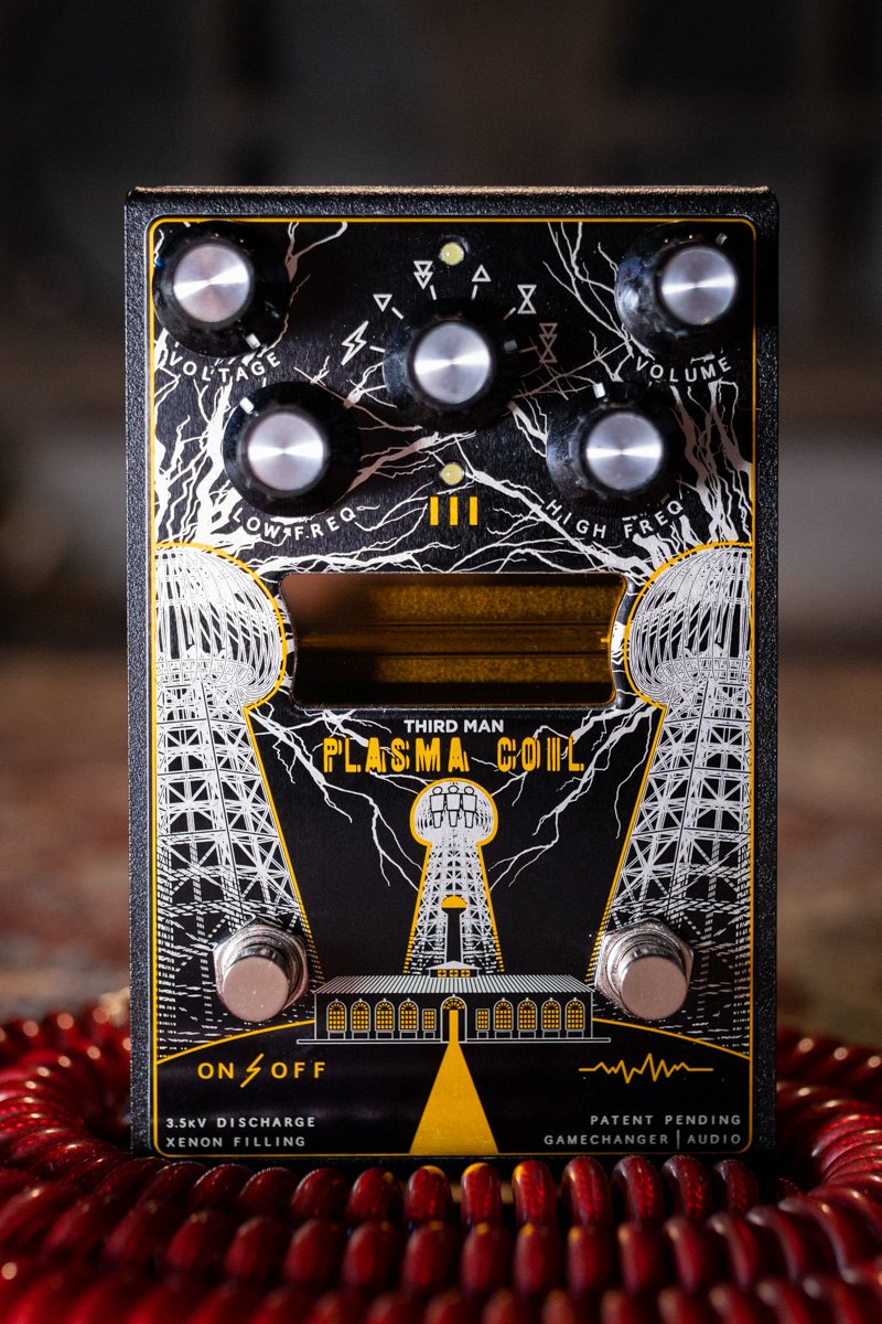 Gamechanger Audio Third Man Records Plasma Coil High Voltage Distortion Pedal haggertys 2