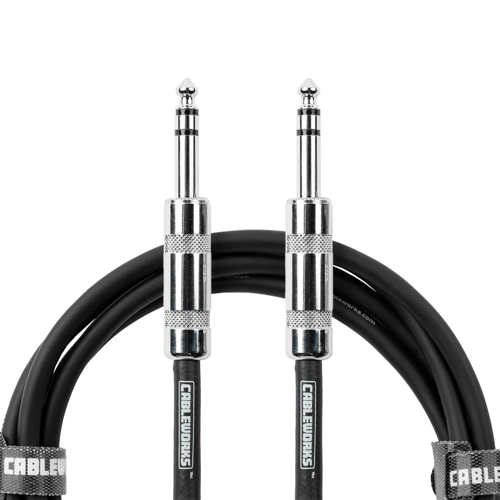 Gator Cableworks Backline Series Balanced TRS Cable - 30ft