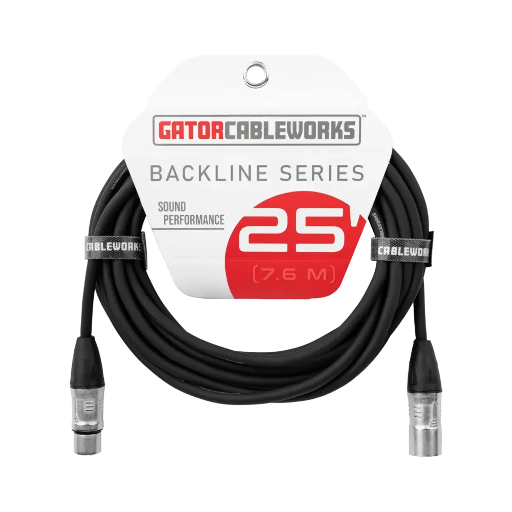 Gator Cableworks Backline Series XLR Cable - 25ft