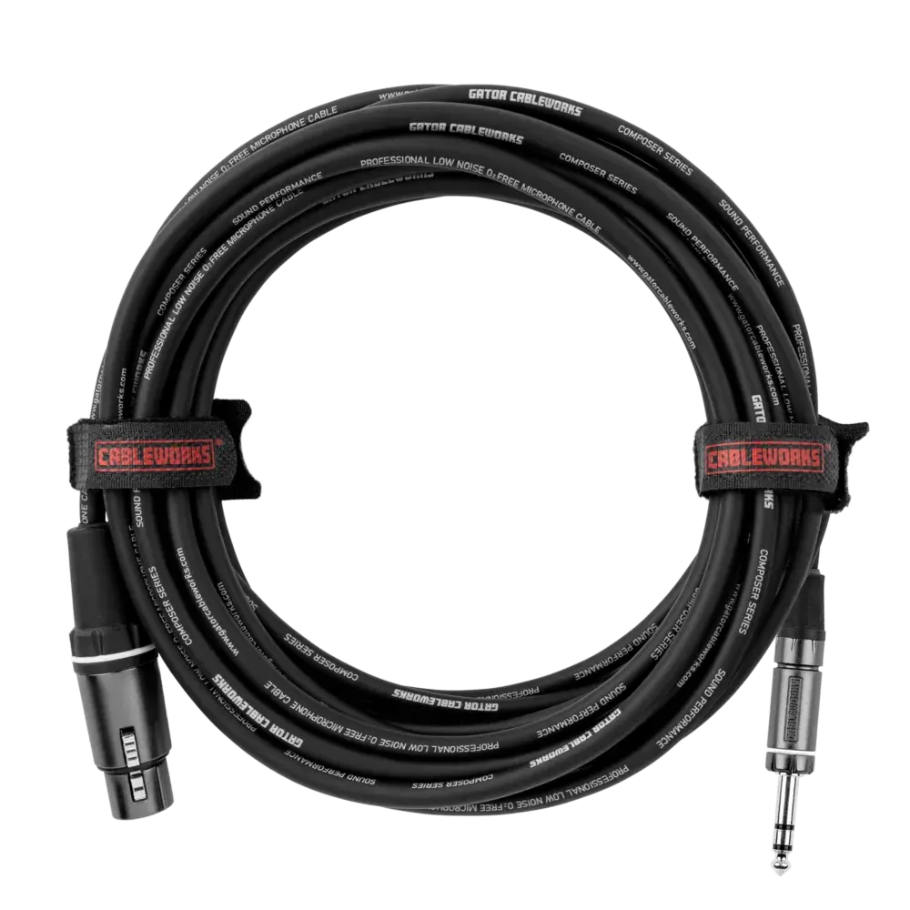Gator Cableworks Composer Series TRS to XLRF Cable - 10ft