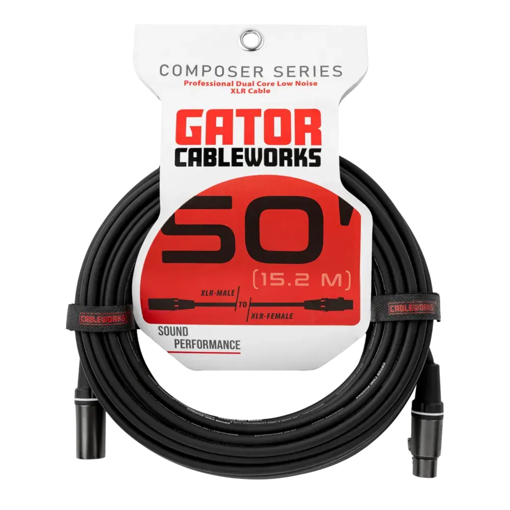 Gator Cableworks Composer Series XLR Cable - 50ft