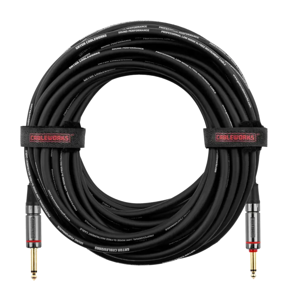 Gator Cableworks Headliner Series Instrument Cable - 20ft - Quiet Connect
