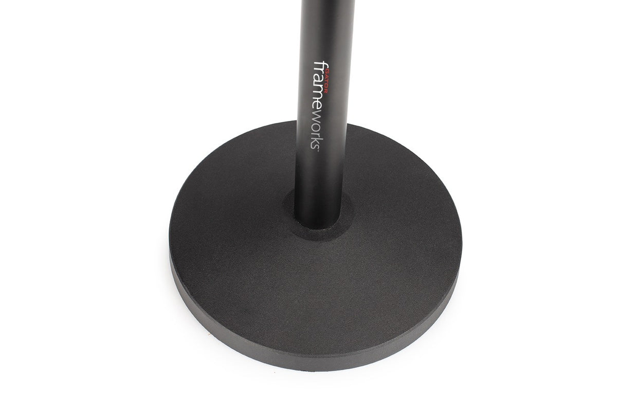 Gator Ring Light Round Base Desktop Stand With Phone Clamp