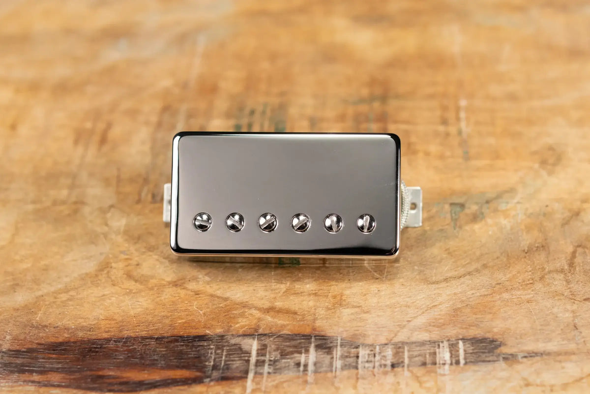 Gibson 57 Classic Plus Pickup (Double Black, Nickel Cover, 2-Conductor, Potted, 9k, Alnico 2)