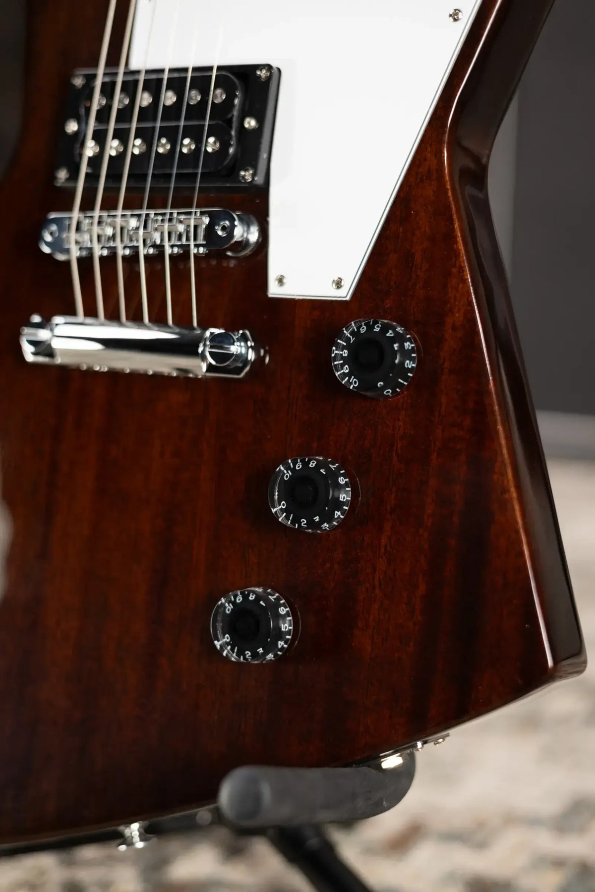 Gibson 70s Explorer Electric Guitar - Dark Walnut with Hardshell Case