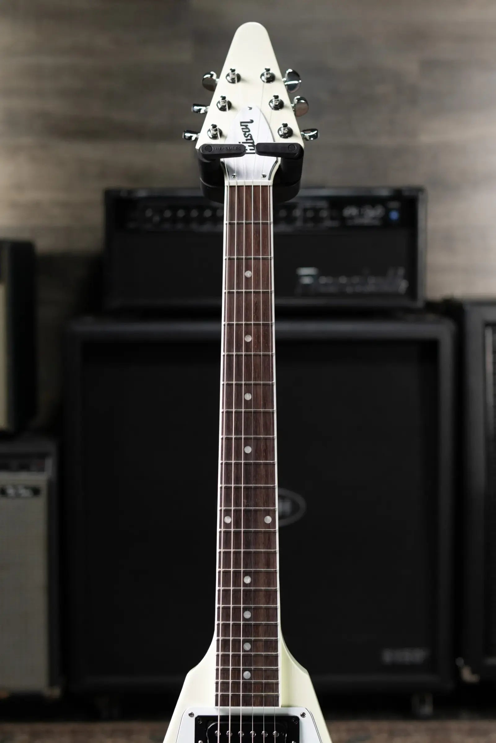 Gibson 70s Flying V Electric Guitar - Classic White with Hardshell Case