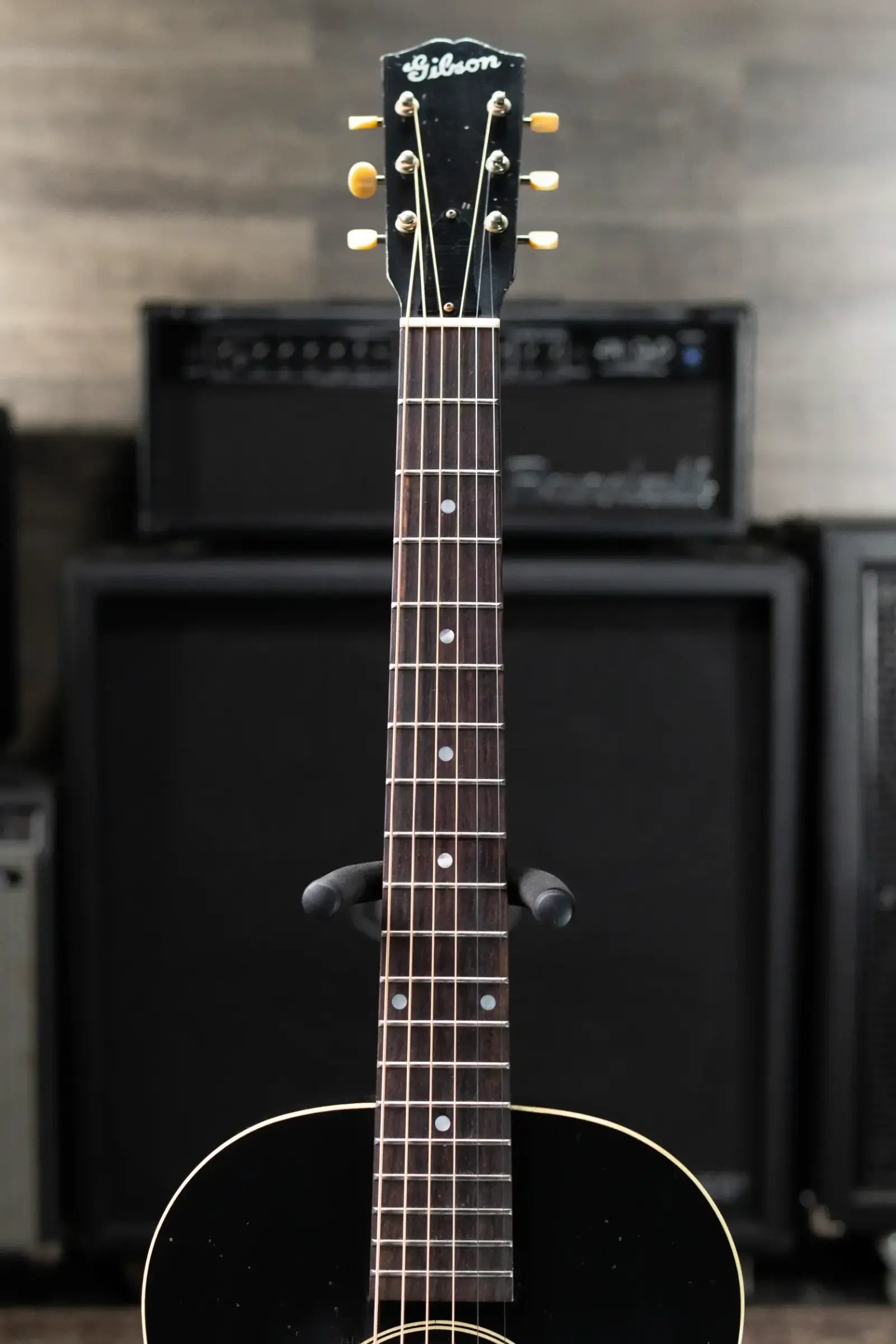 Gibson Custom Shop 1933 L-00 Reissue Murphy Lab Light Aged Acoustic Guitar - Ebony with Hardshell Case