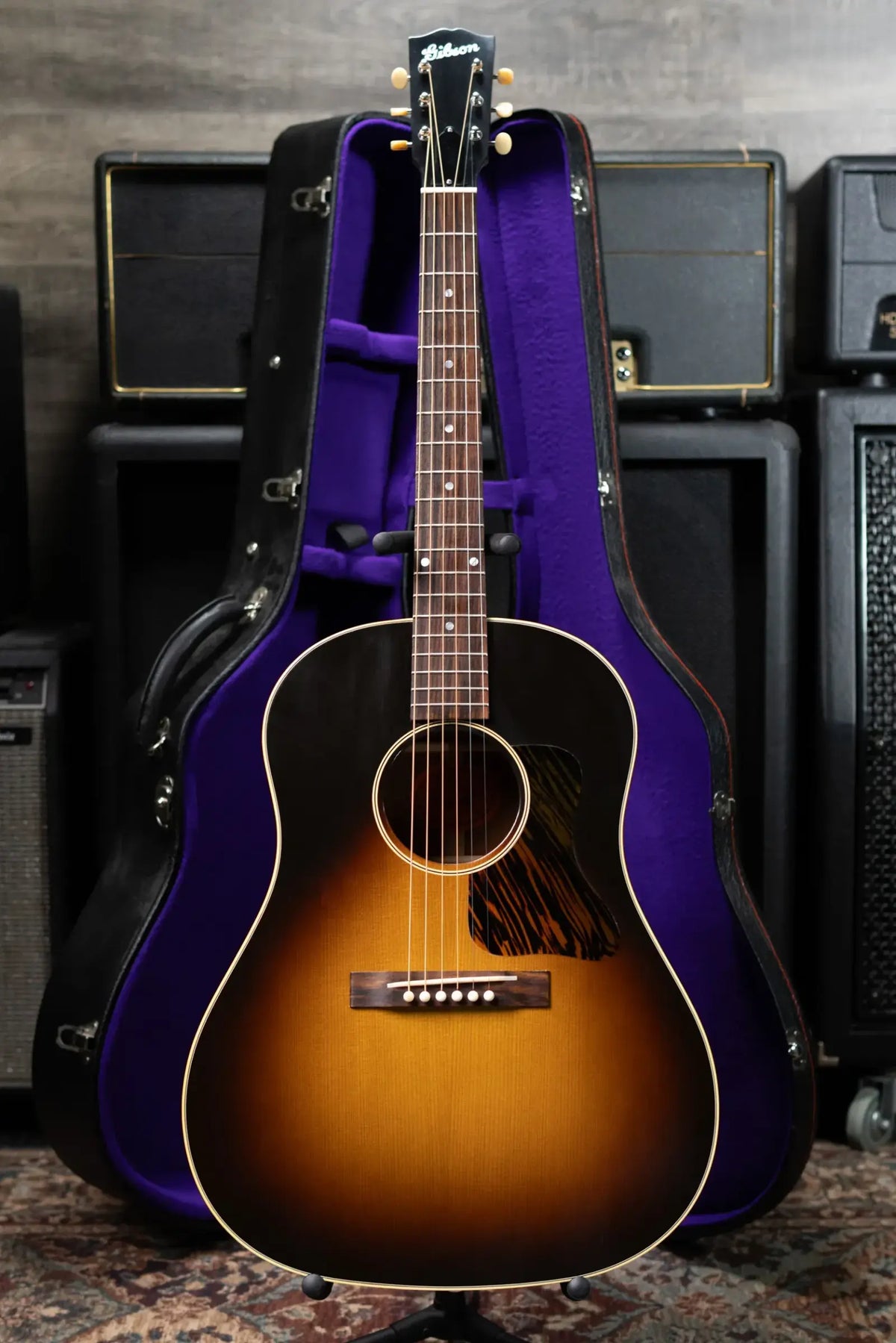 Gibson Custom Shop 1936 J-35 Acoustic Guitar - Vintage Sunburst with Hardshell Case - Used