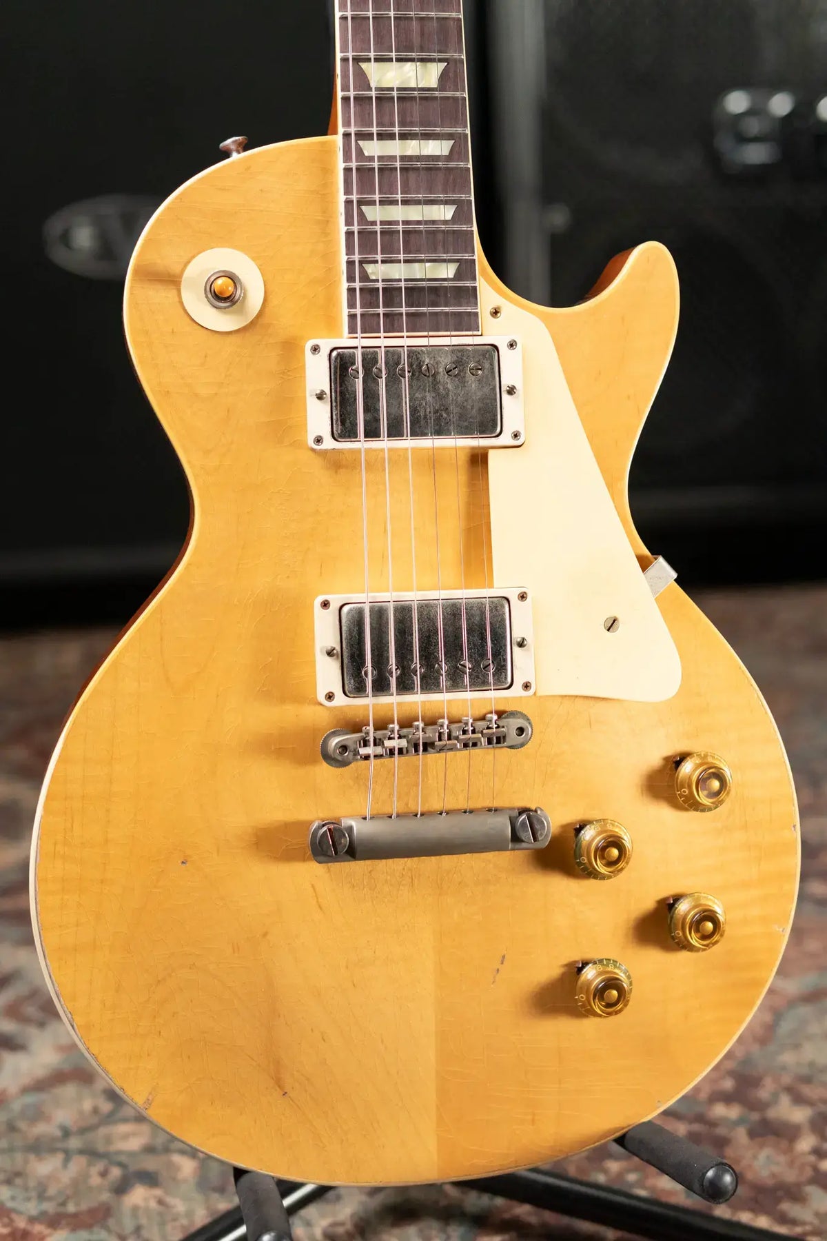 Gibson Custom Shop 1957 Les Paul Standard Murphy Lab Heavy Aged Electric Guitar - Natural with Hardshell Case - Demo