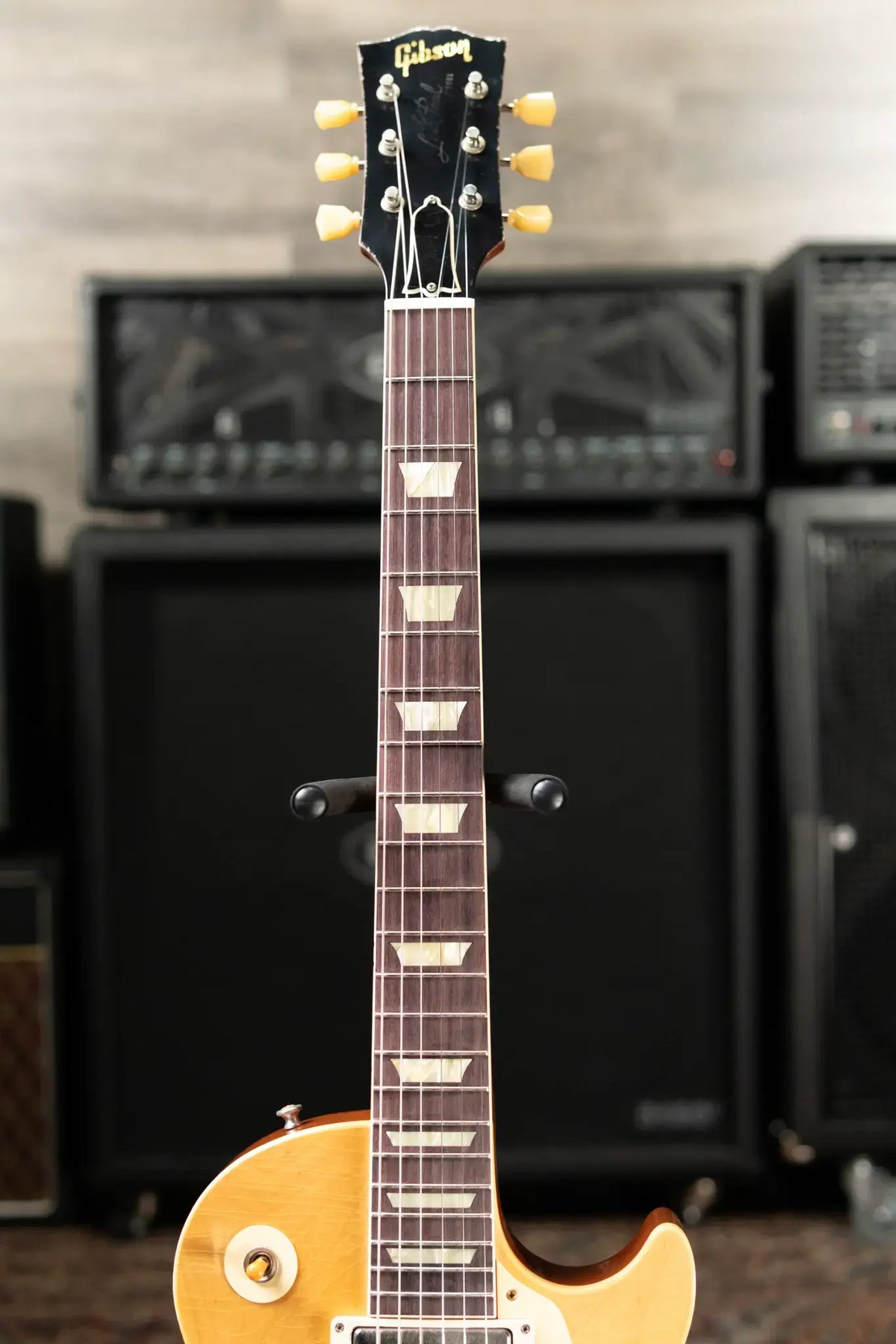 Gibson Custom Shop 1957 Les Paul Standard Murphy Lab Heavy Aged Electric Guitar - Natural with Hardshell Case - Demo