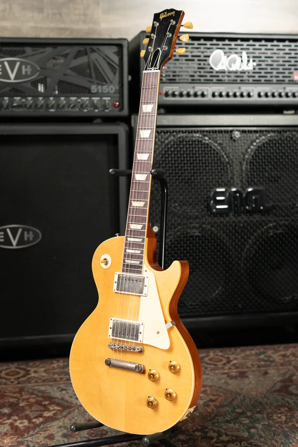 Gibson Custom Shop 1957 Les Paul Standard Murphy Lab Heavy Aged Electric Guitar - Natural with Hardshell Case - Demo